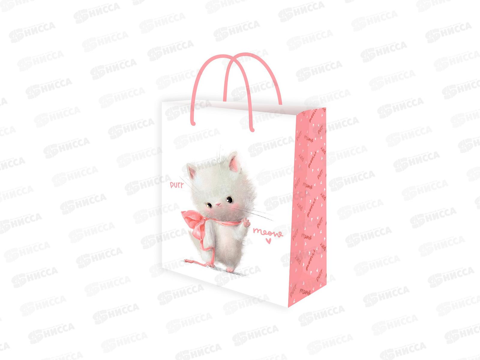 Пакет подарочный MI 11,5х14,5х6см Meow, ППК-7879*12