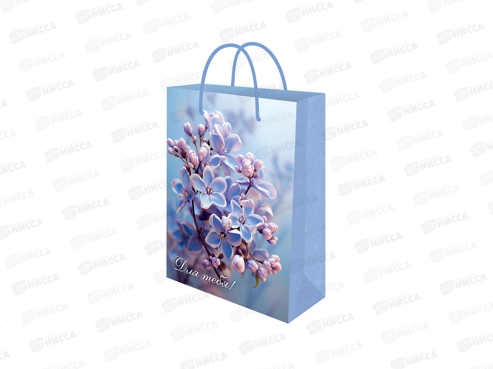 Пакет подарочный MI 22х31х10см Сирень, ППК-7928  *12