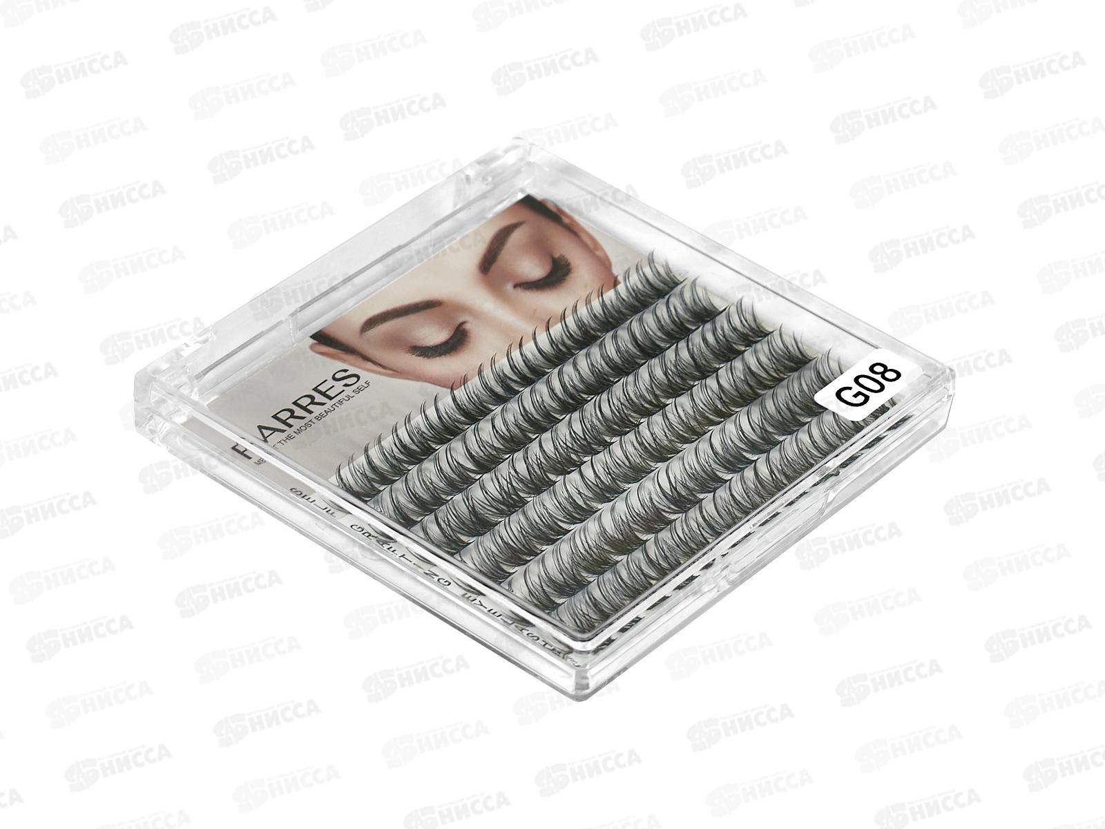Farres Премиальные накладные пучки для ресниц M010 6ряд 12пуч   *12