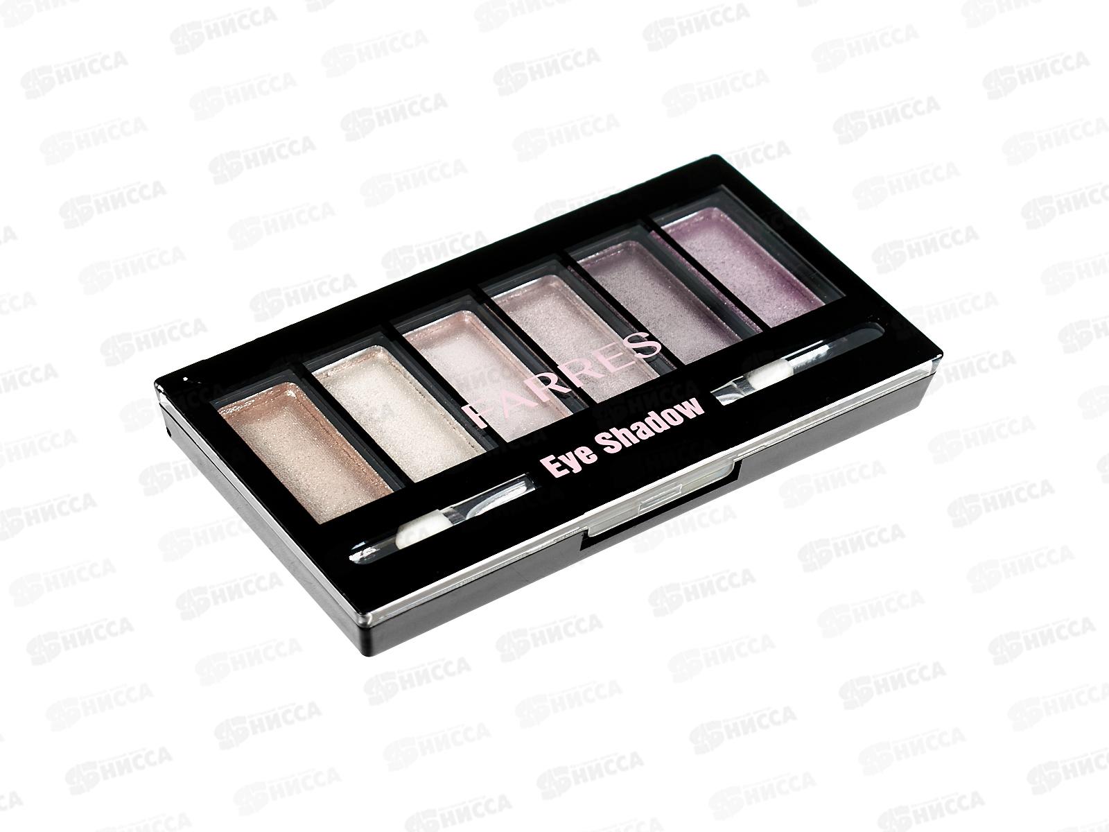 Farres Тени для век 1021-09 6цвета перламутровые *8