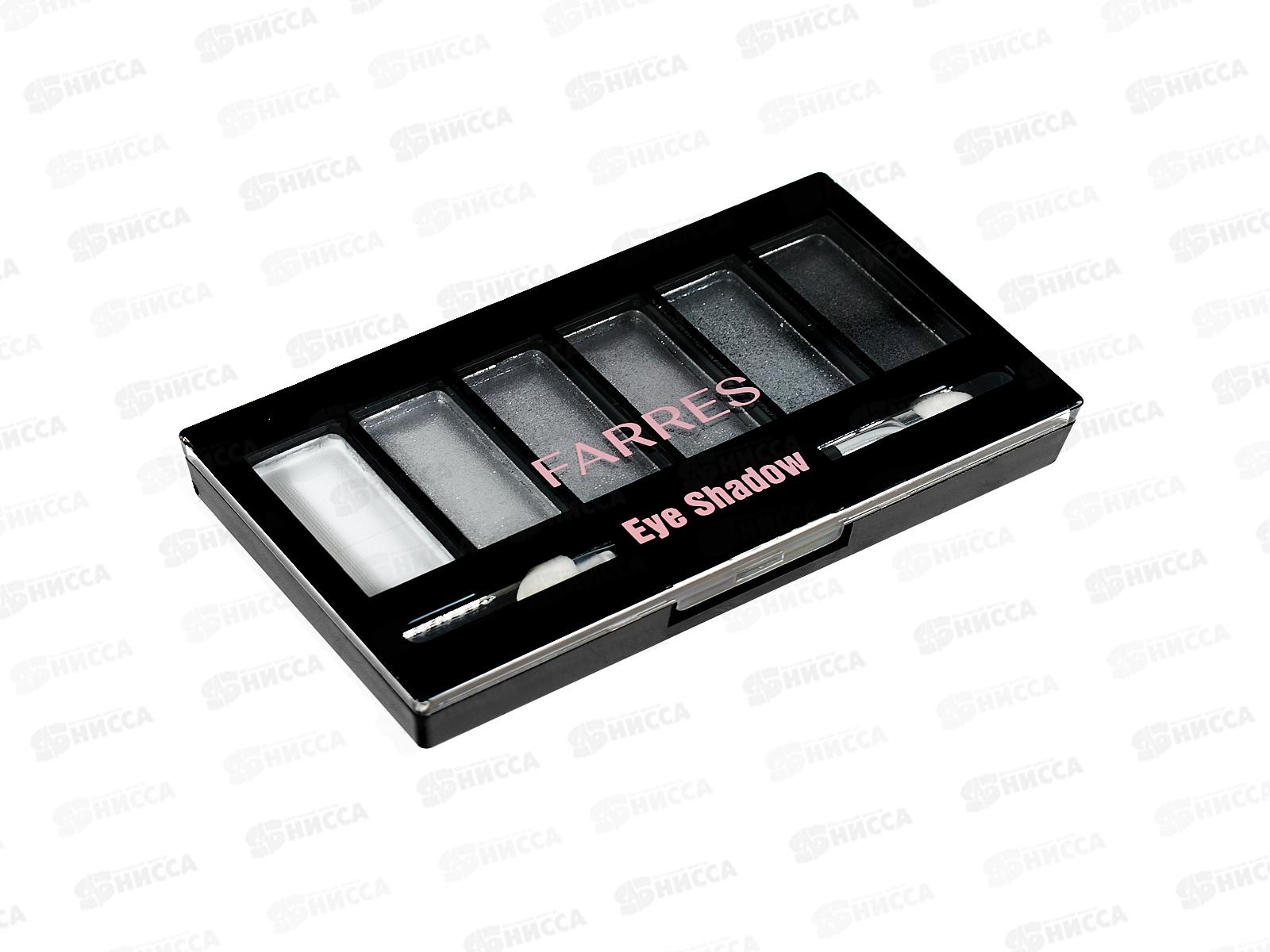 Farres Тени для век 1021-12 6цвета перламутровые *8