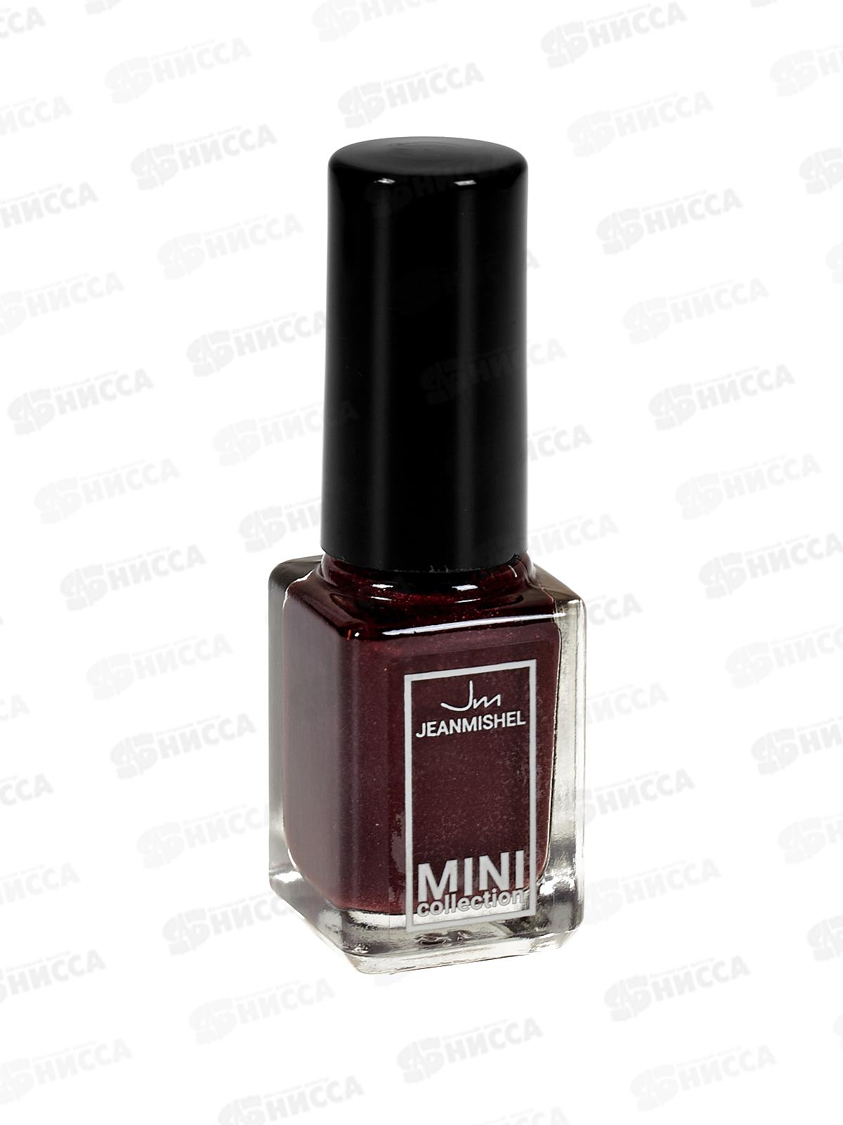 Jeanmishel MINI Лак для ногтей 666 6мл №152 темно-бордовый с перл *24