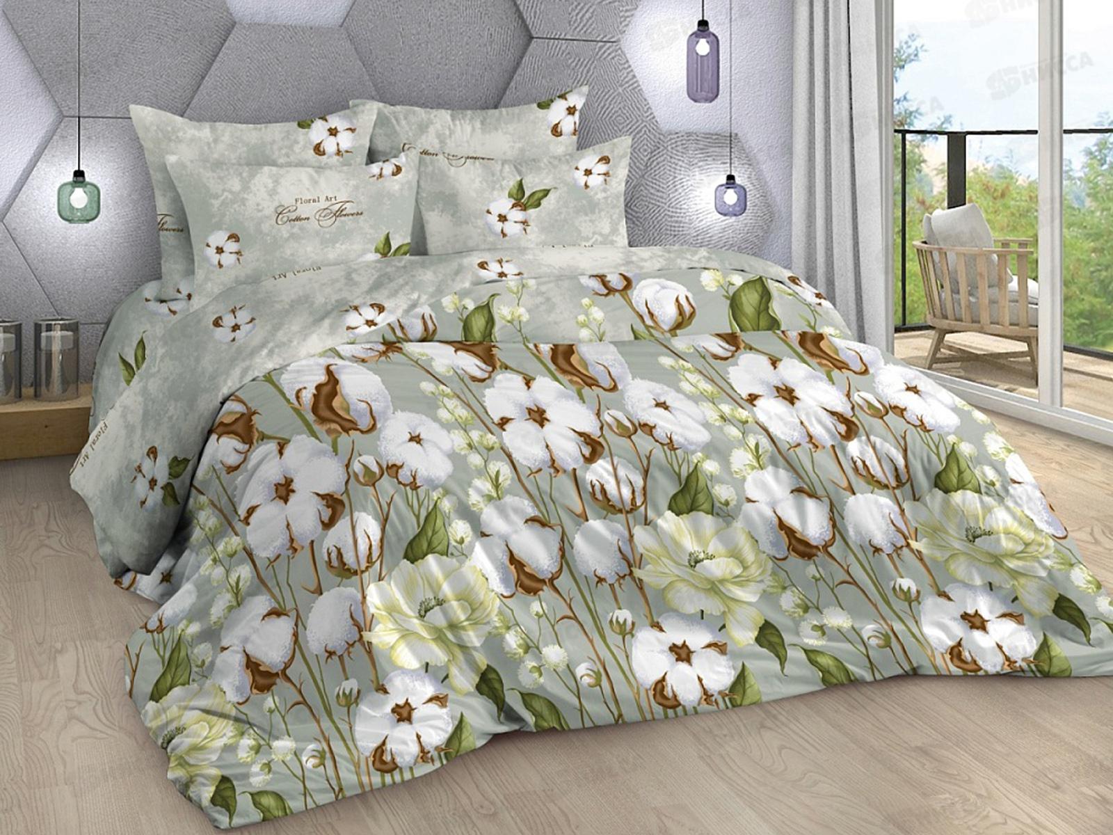 КПБ 2сп с евро Поплин Нега