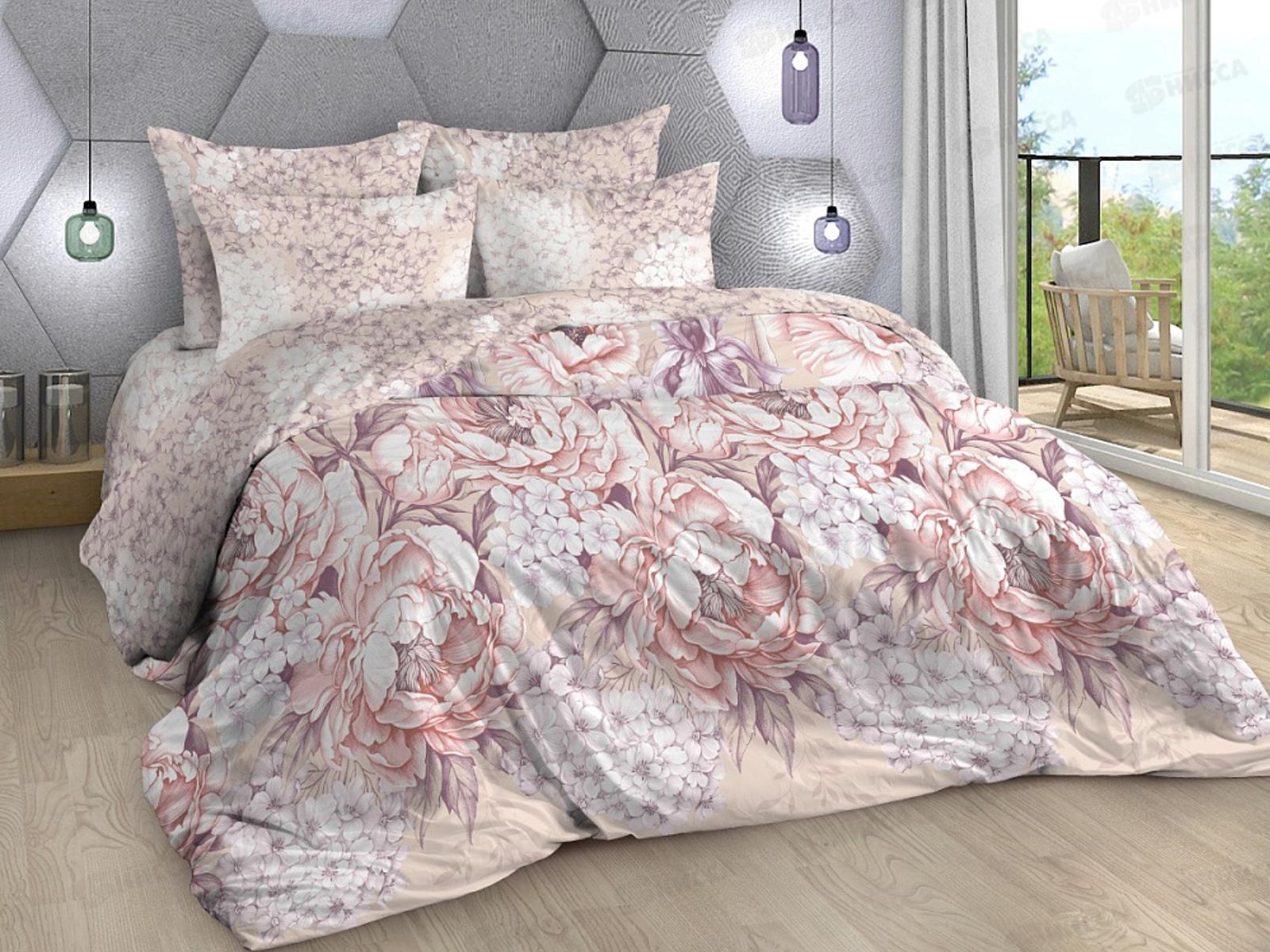 КПБ Евро-1 Поплин Флора