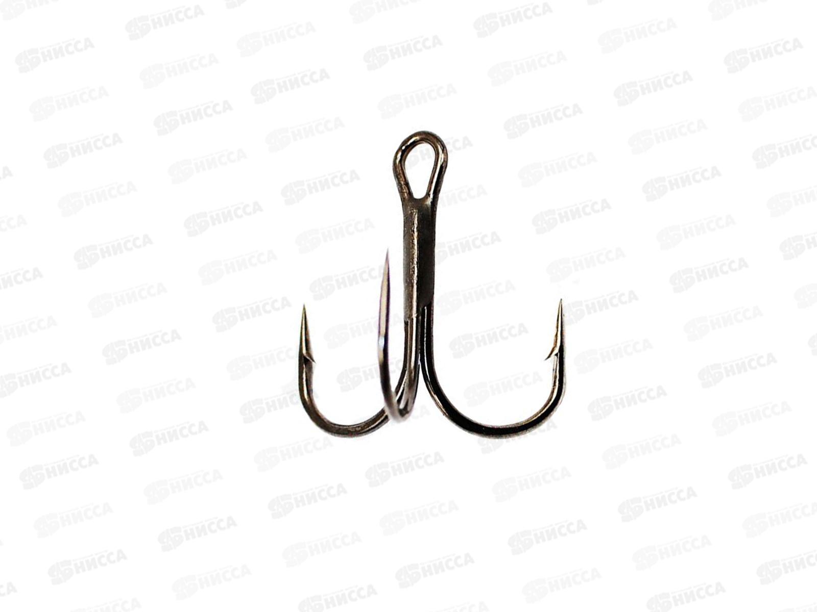 Крючок KOI &quotSLENDER ROUND TREBLE&quot размер 20 (INT) цвет BN тройник (5шт) KH3236-20BN