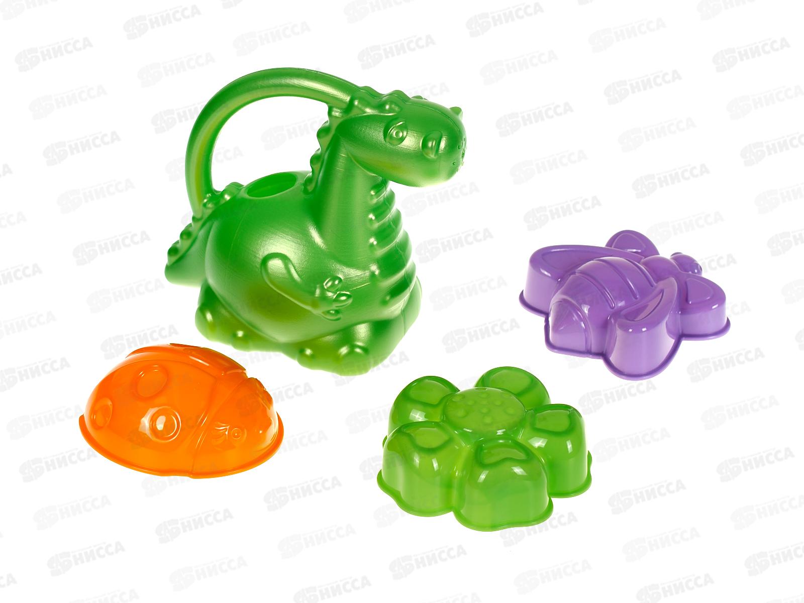 Набор песочный №77 (формочки 3шт+леечка) 177  *15