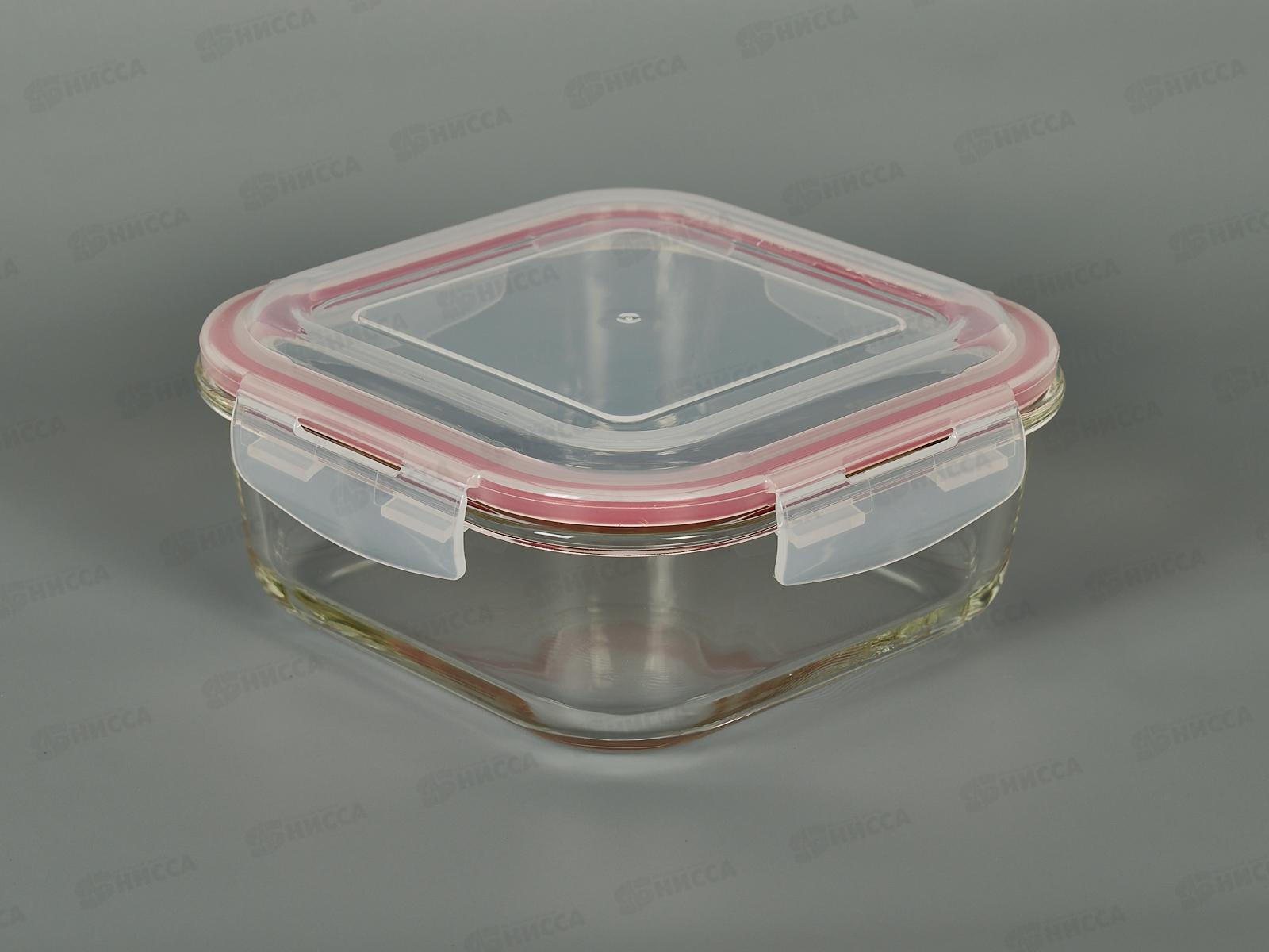 Контейнер жаропрочное стекло 1200мл с крышкой 91013 *12