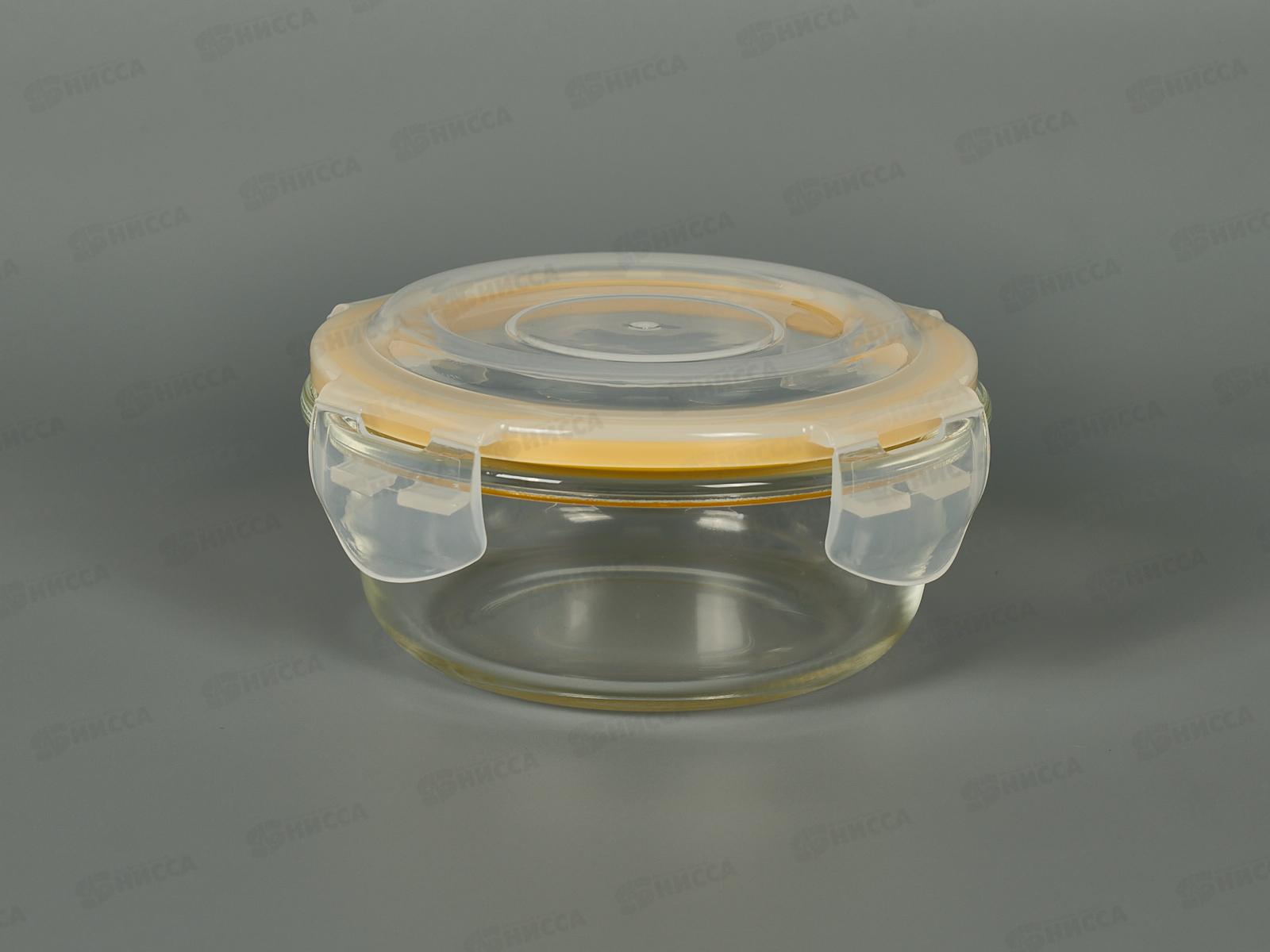 Контейнер жаропрочное стекло 400мл с крышкой 91020 *24