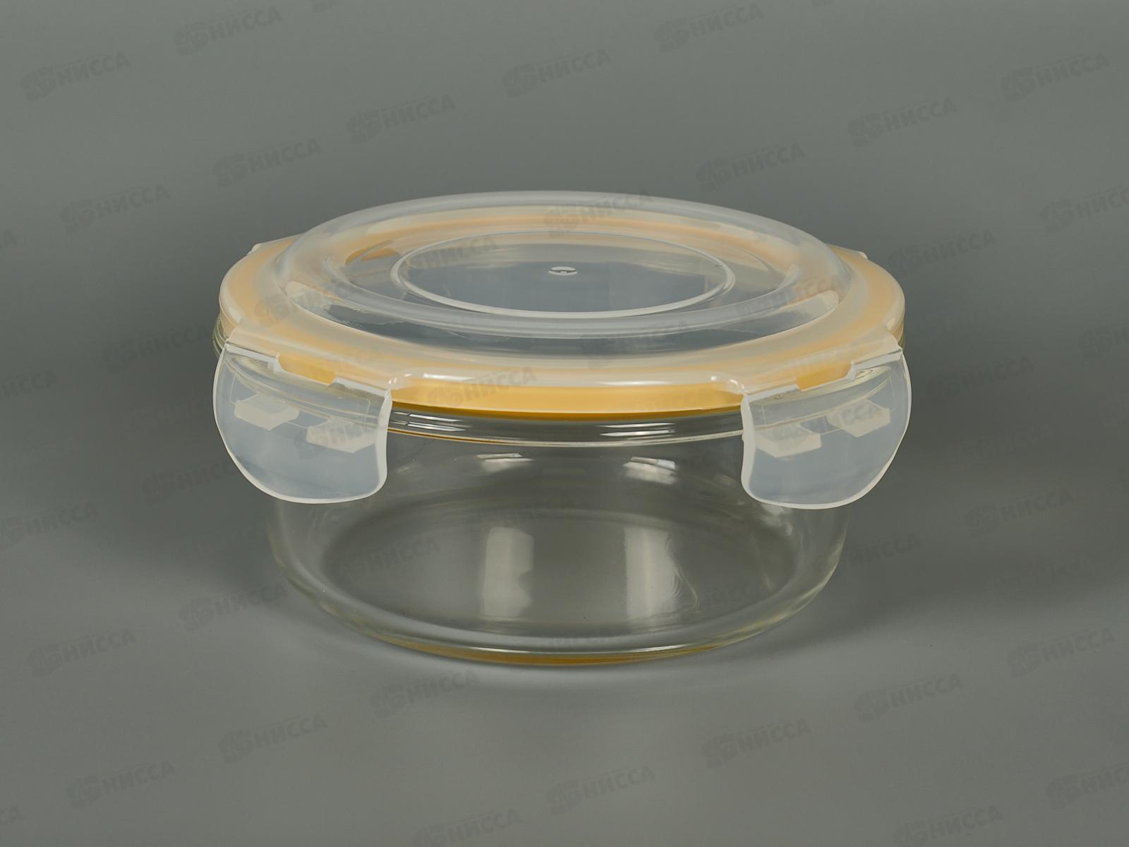 Контейнер жаропрочное стекло 620мл с крышкой 91021 *24