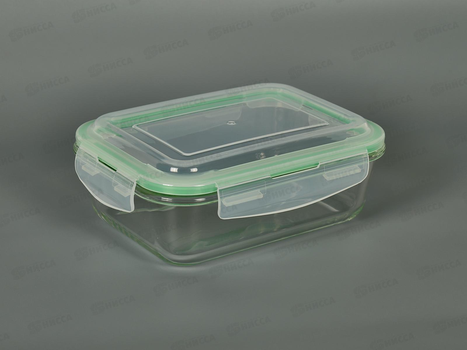 Контейнер жаропрочное стекло 1040мл с крышкой 91016 *12