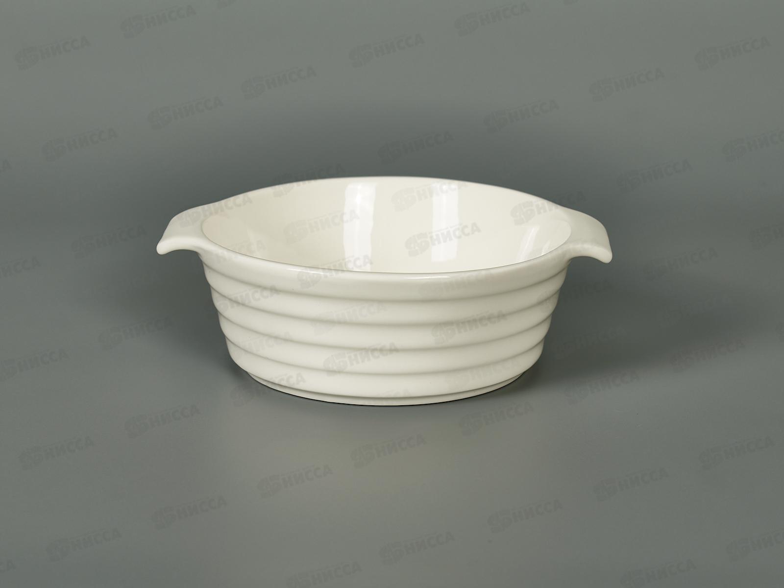 Форма для выпечки круг 14*4,5см жаропрочная керамика 90104 *24