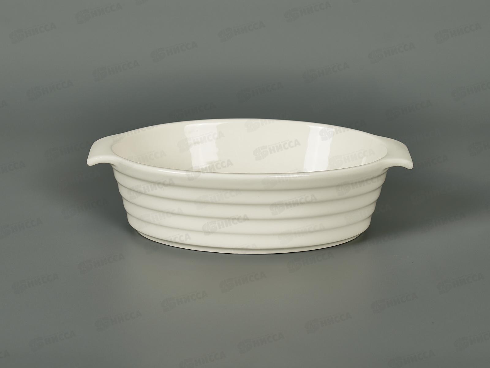 Форма для выпечки овал 16*9,5*4,5см жаропрочная керамика 90103 *24