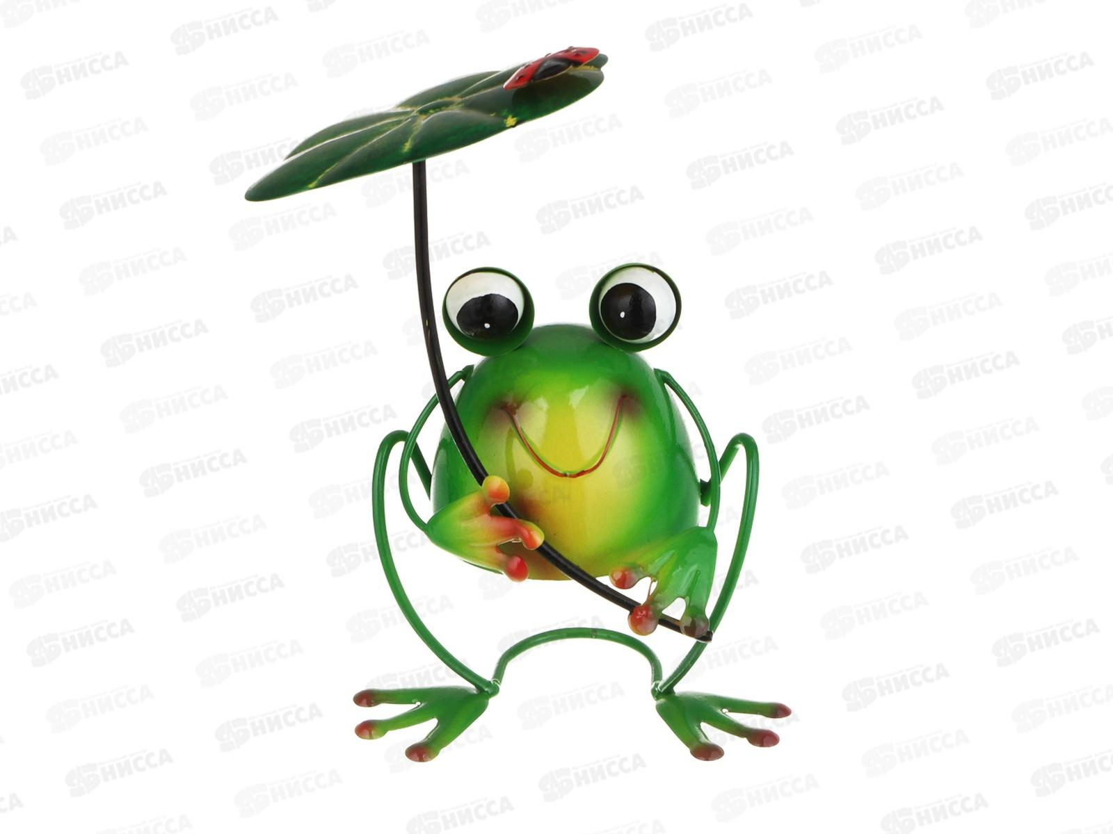Фигура садовая &quotЛягушка в галстуке&quot 11*15*25см, 162-296   г