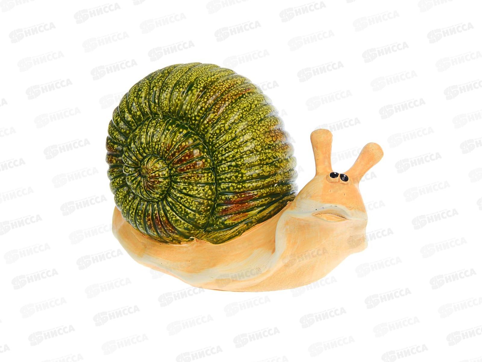 Фигура садовая &quotУлитка&quot 20*10*12см магнезия, 162-299   г