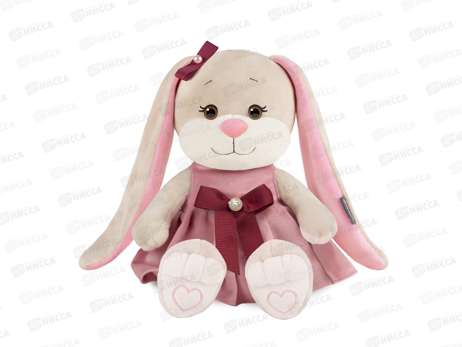 Зайка Jack&Lin Лин в розовом барх. платье, 20см JL-04202305-20 коробка