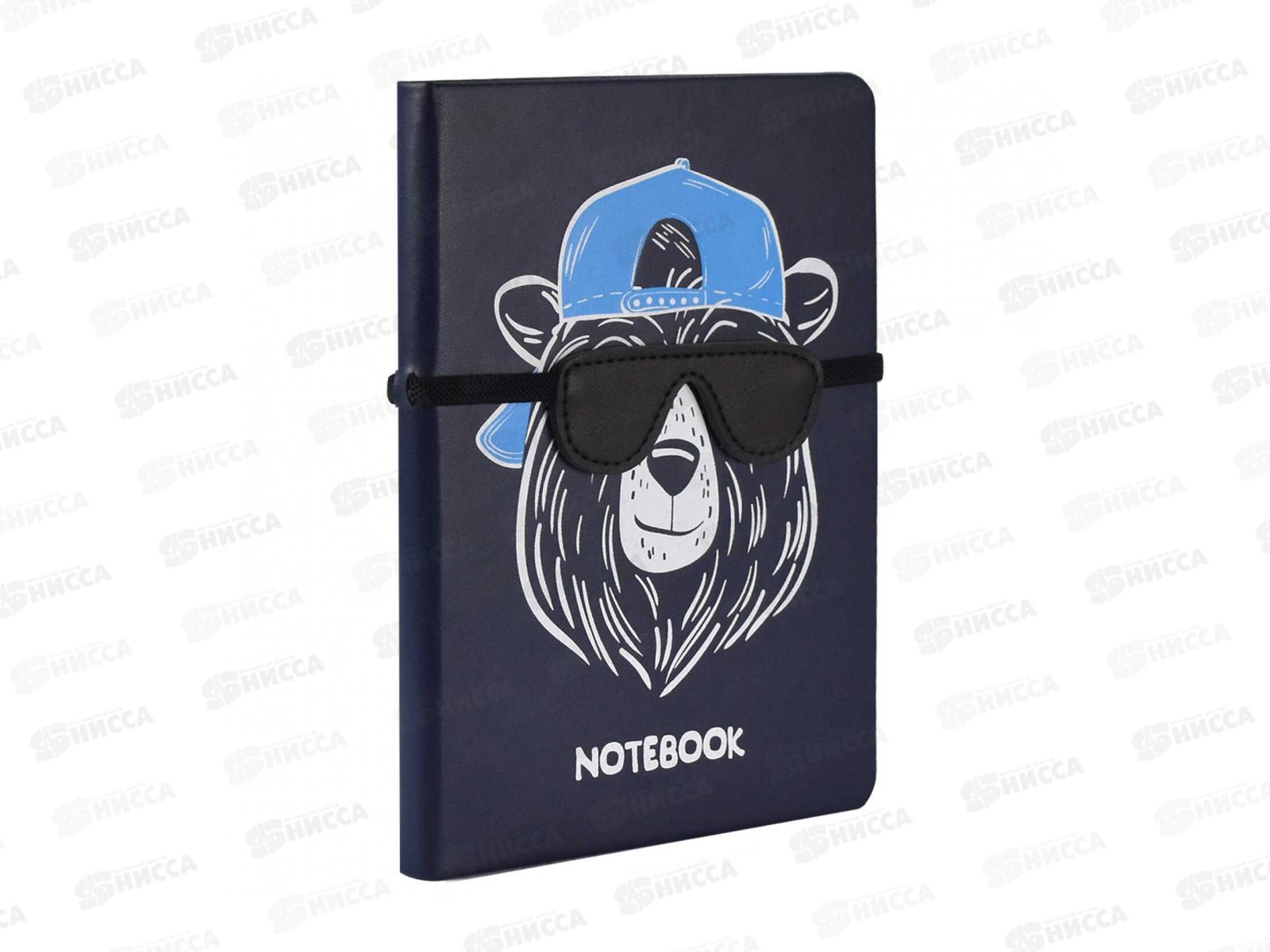 Кн.зап. ФЕН  96л 126*174 Медведь,кожзам тв.обл., 58517 *10