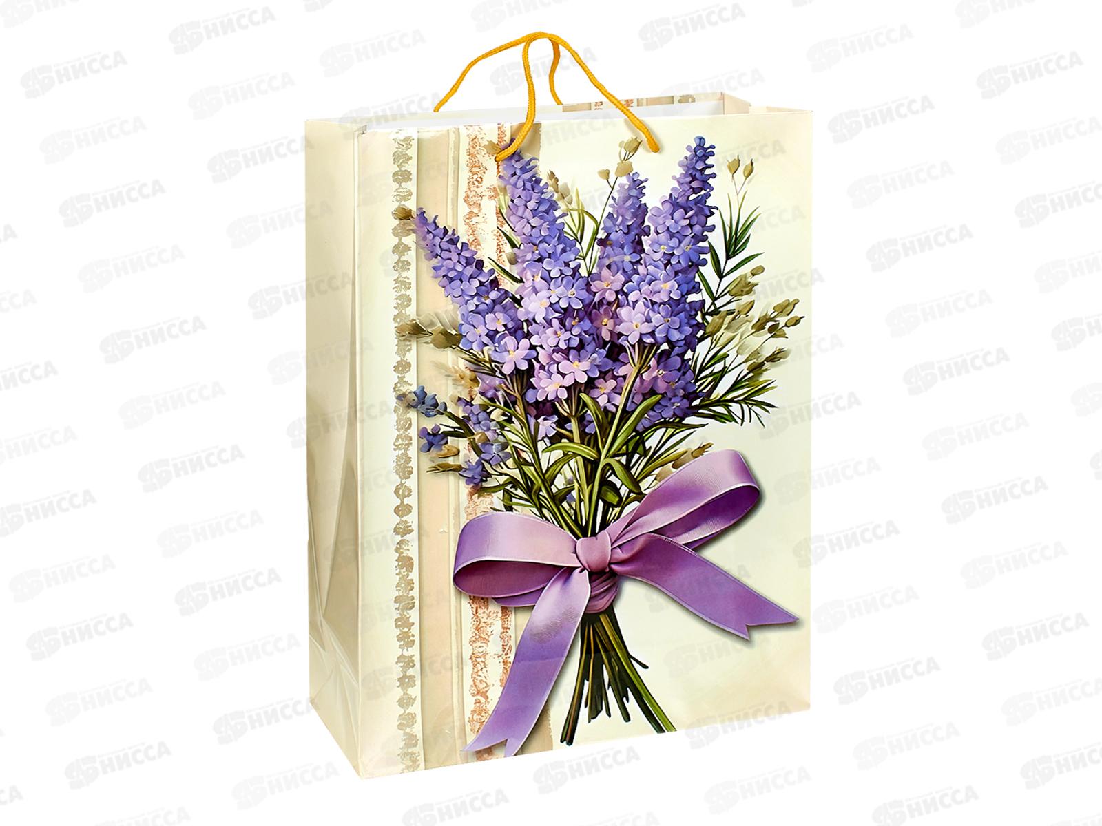 Пакет бумажный 32*44 Цветы Р10738-8 *12