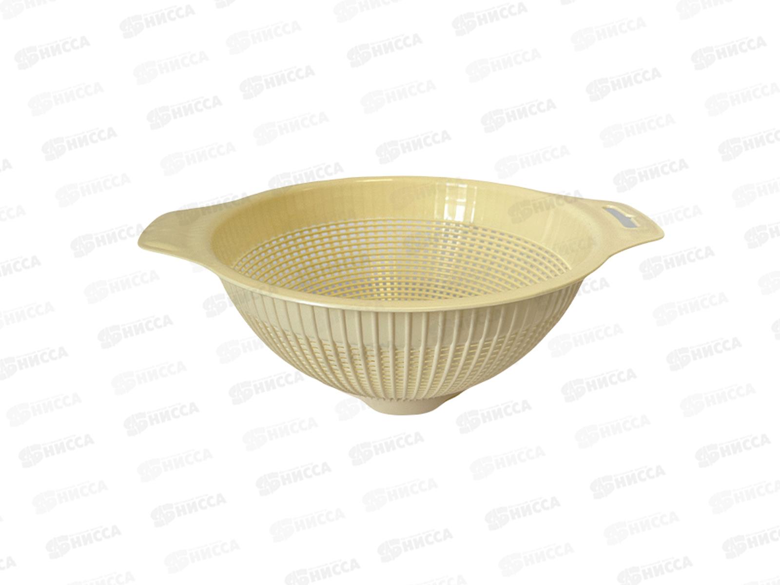 Дуршлаг круглый d=25см микс *60