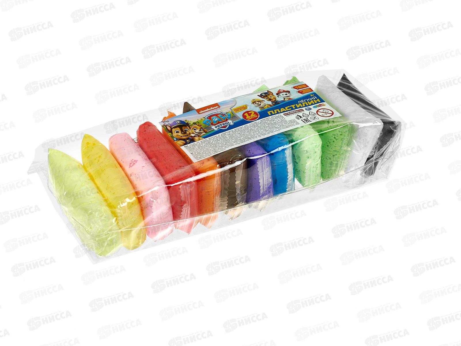 Легкий пластилин &quotMultiart&quot Щенячий патруль 12цв. 10гр. FLUFFY12-PP-142747