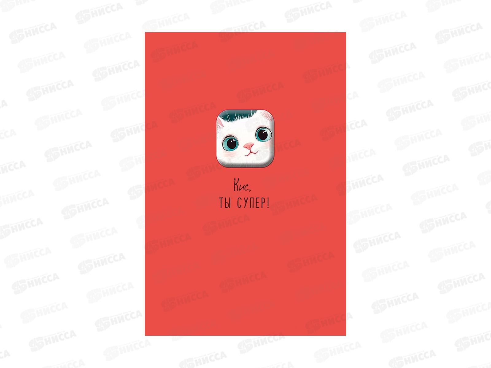 Открытка 121*183 Кис, ты супер 0713.553