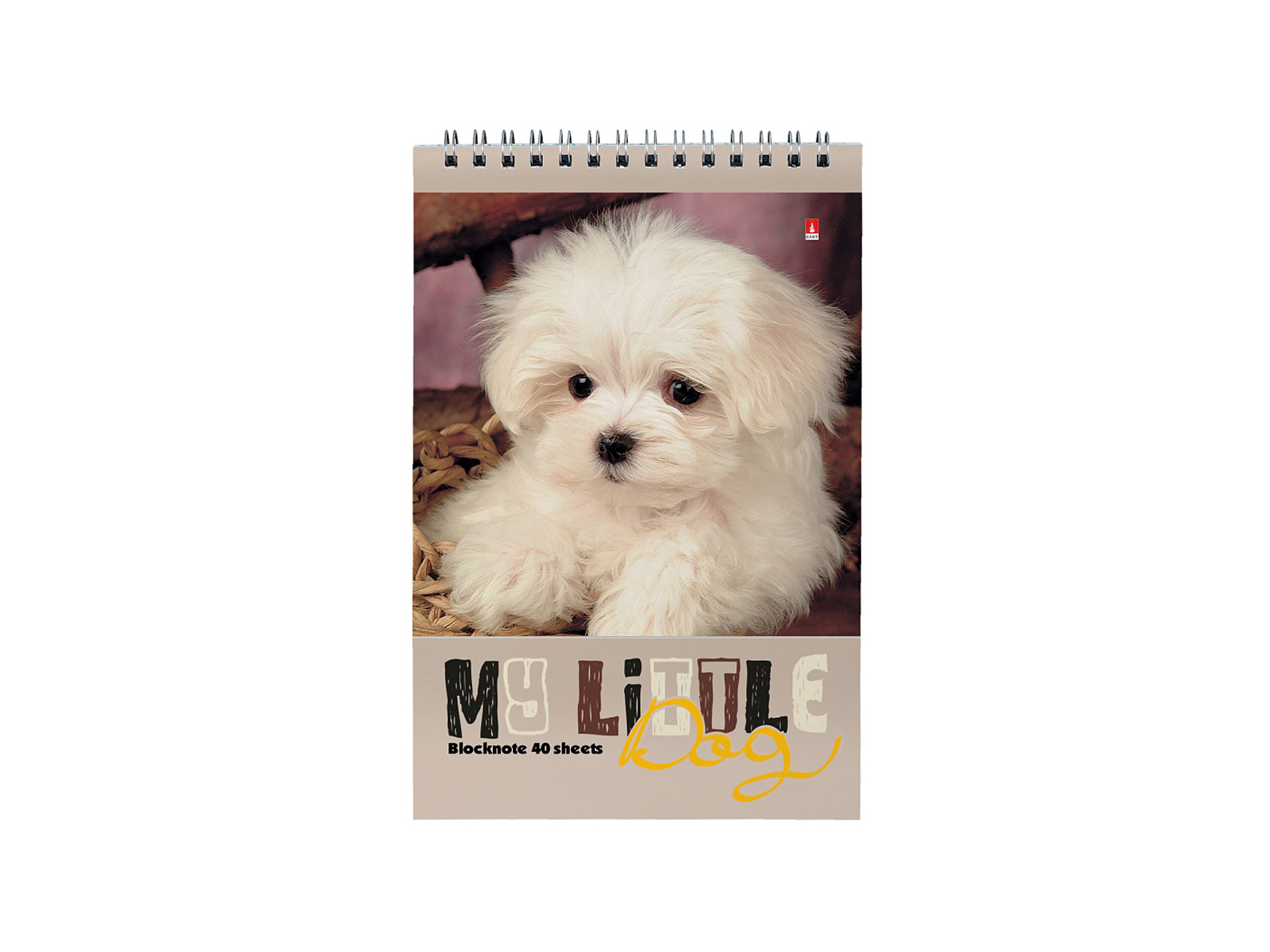 Блокнот 40л АЛЬТ А5 Сладкие щенята 4 вида 3-40-509 *50