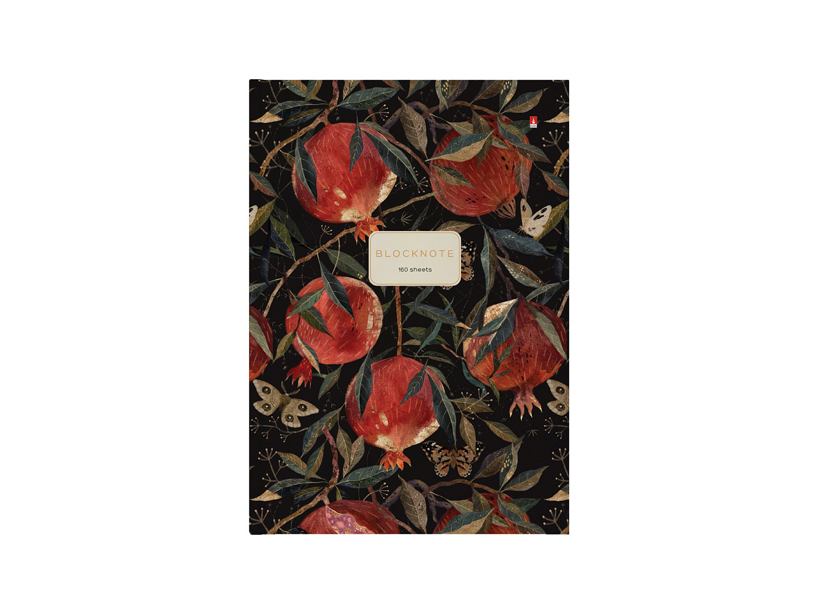 Блокнот-престиж АЛЬТ 160л А4 Flora Гранат 3-160-490/14