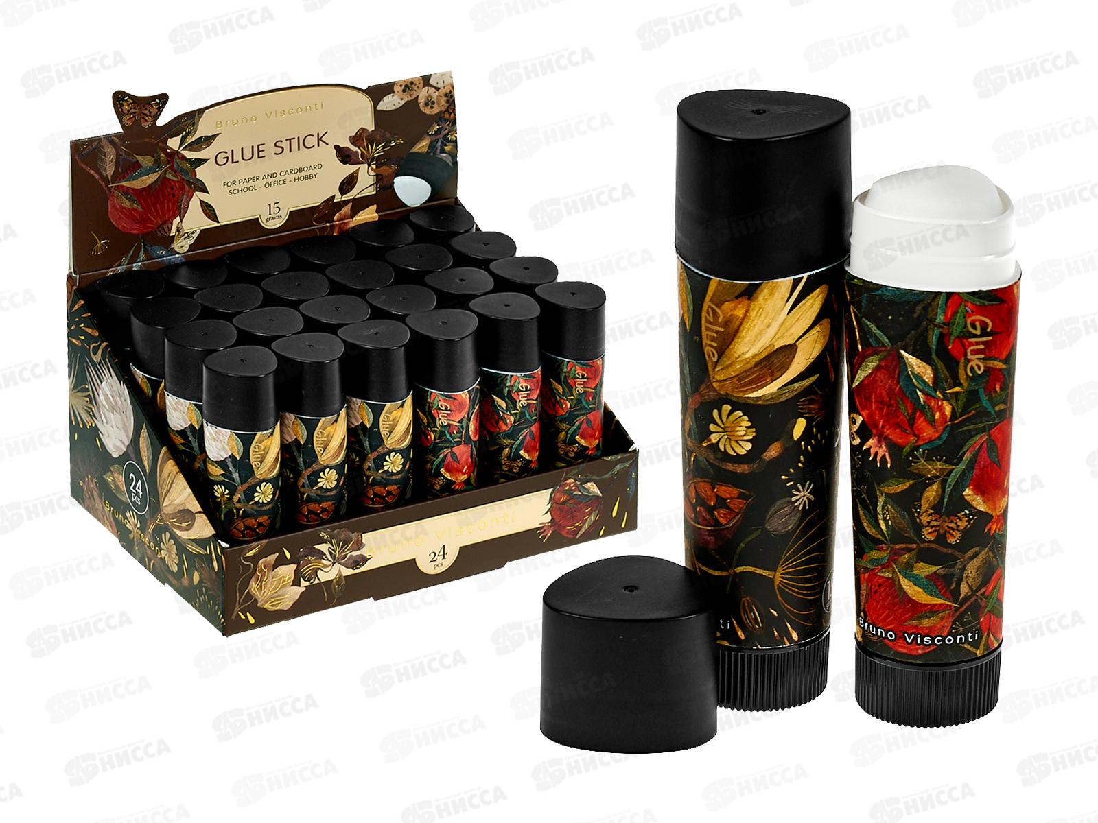 Клей карандаш  B.V.15 г,Flora Black night  40-0019*12