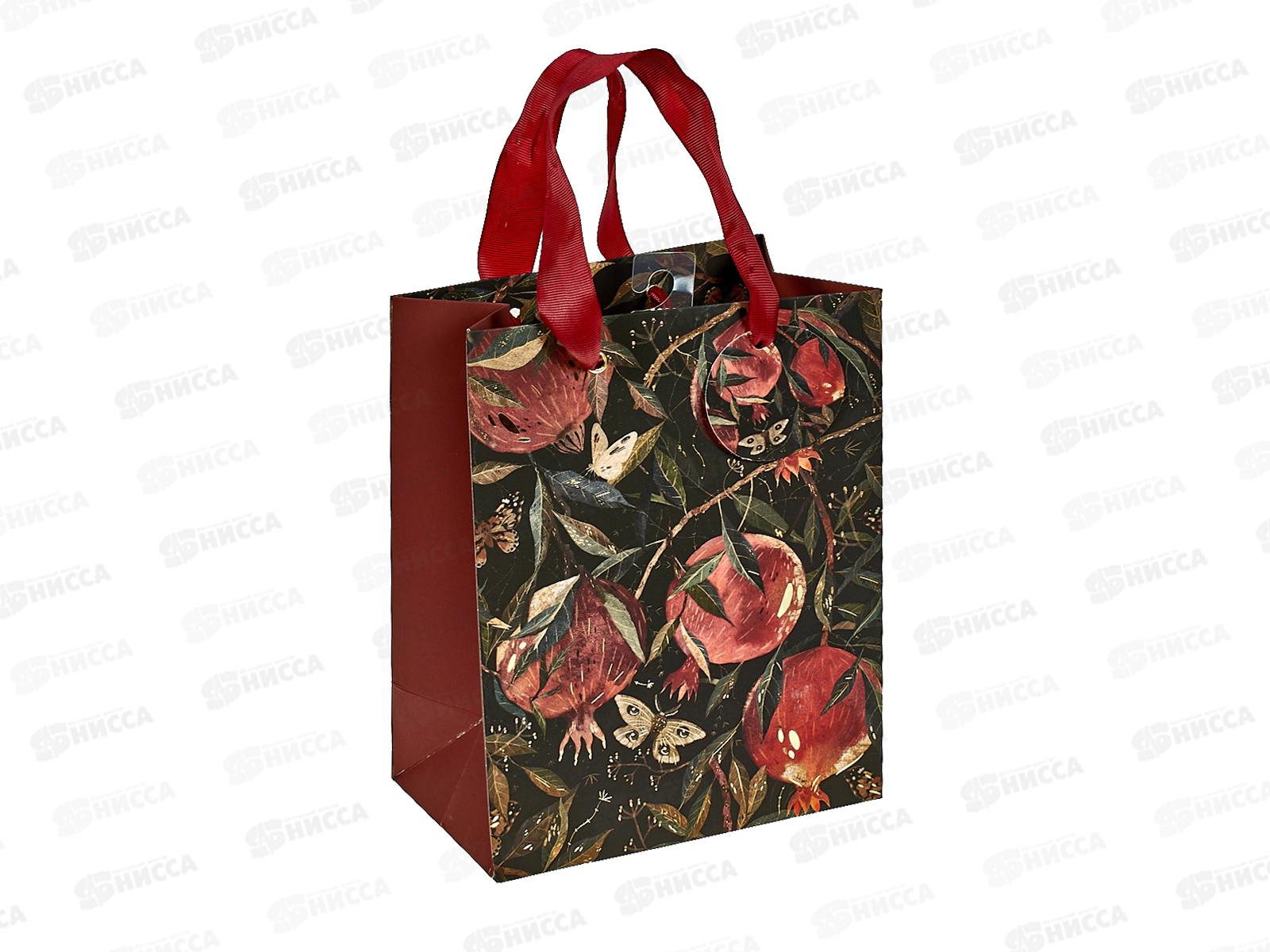 Пакет подар. B.V.  Flora.Гранат 18*23*10см 2-851/08