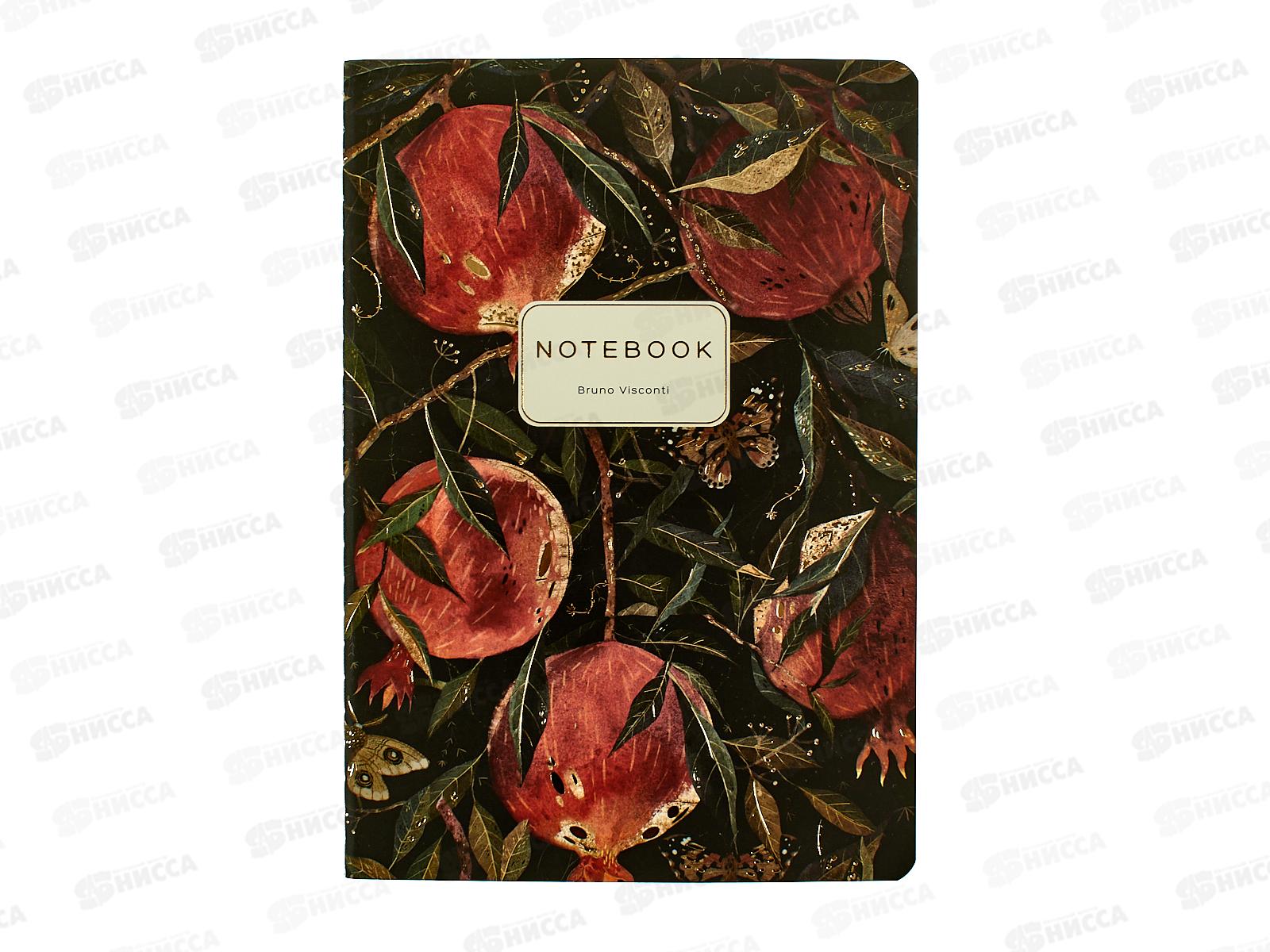 Тетрадь 40л кл. B.V. Flora Гранат 7-40-001/170*4/64