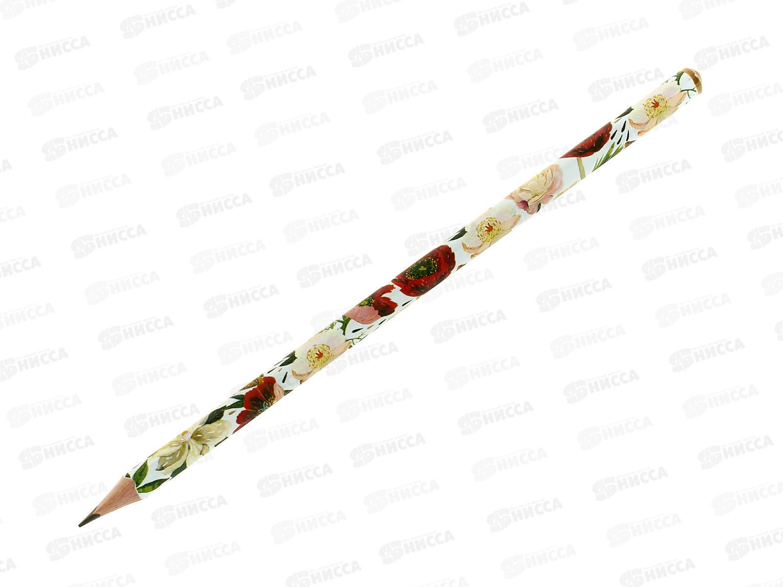 Карандаш ч/г  B.V. Flora Пионы,НВ  21-0030/91  *50