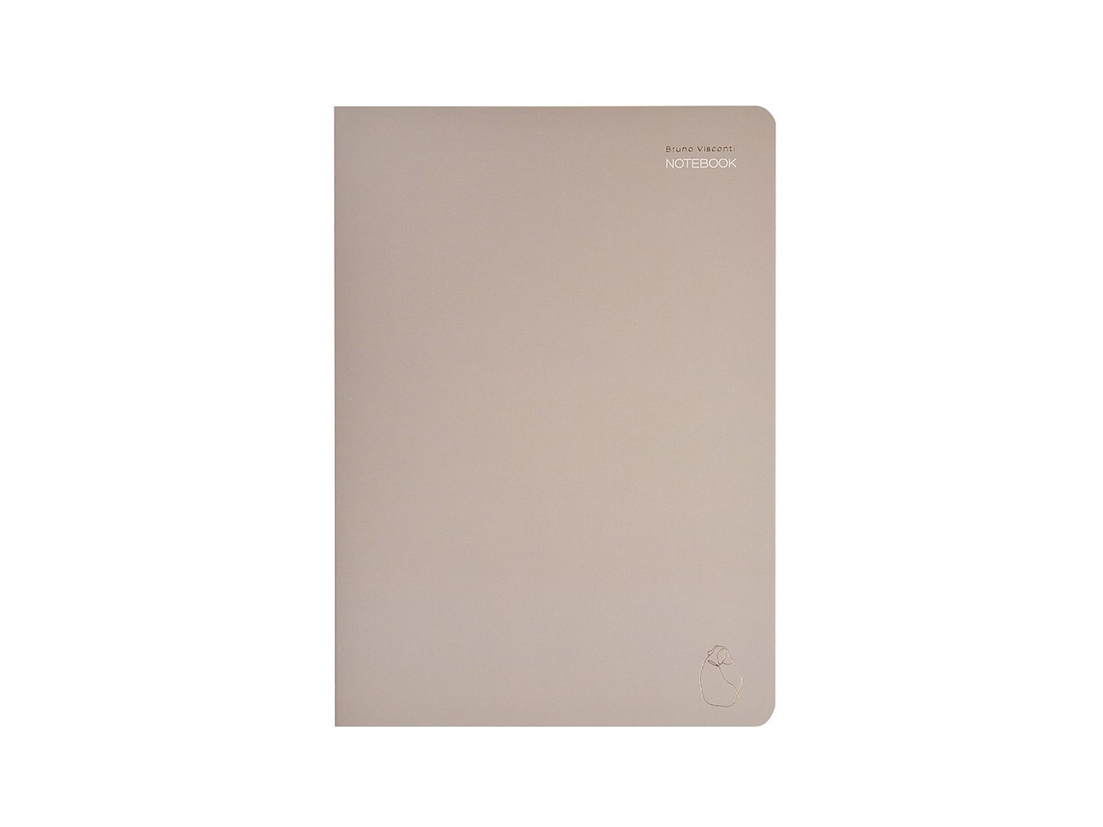 Тетрадь 40л кл. B.V. Total Beige Щеночек 7-40-001/203*4/64