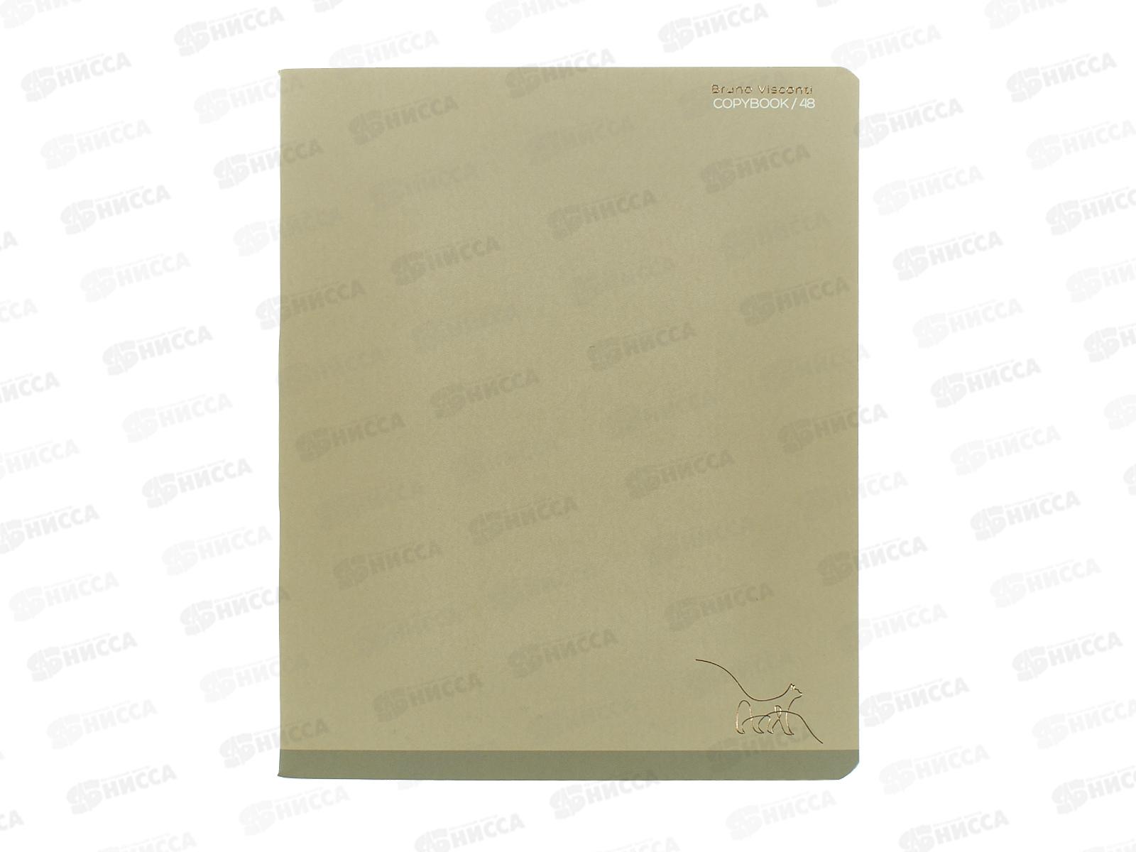 Тетрадь 48л кл. B.V. Total Beige  7-48-1390*4/64