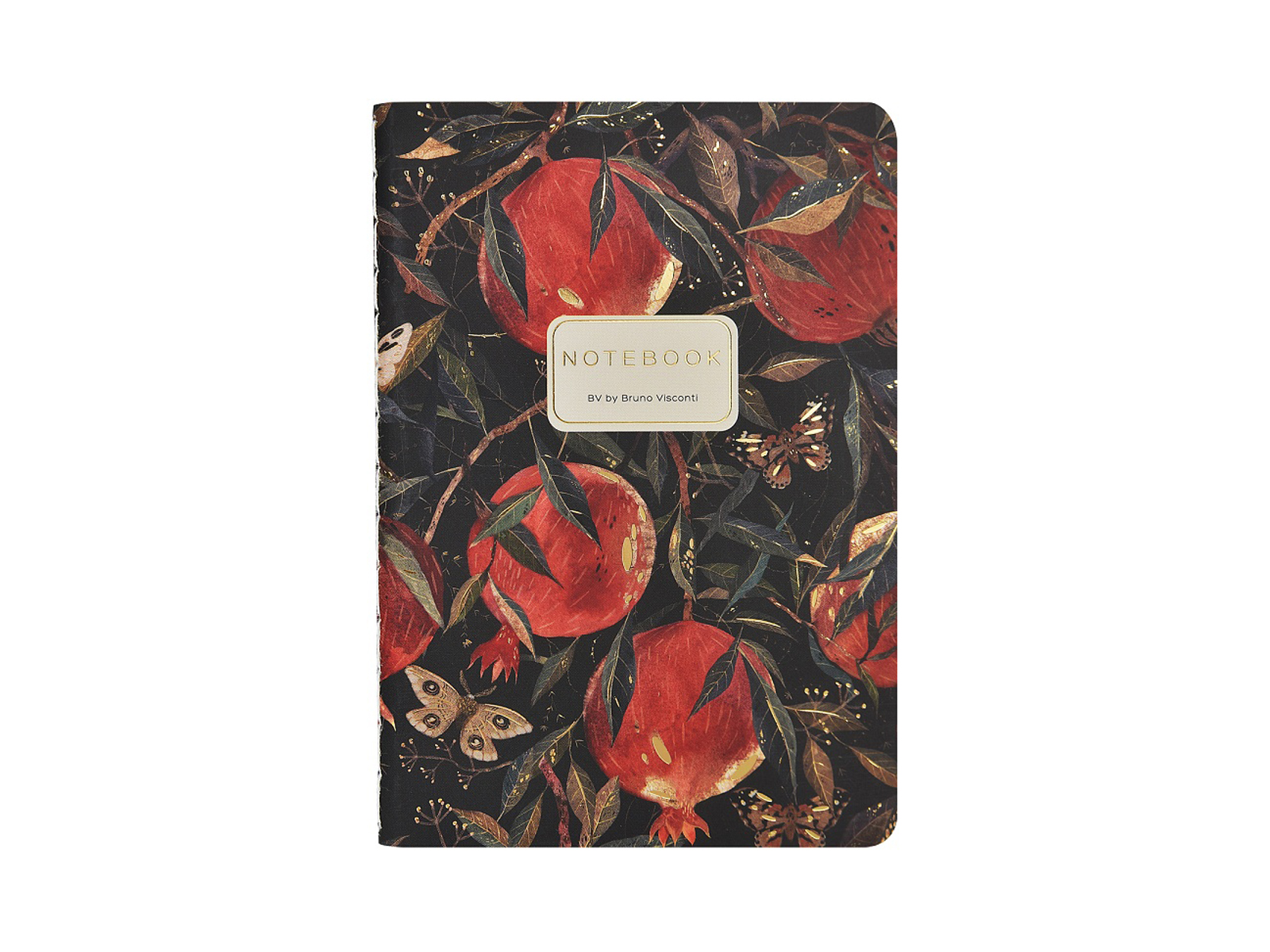 Блокнот 32л кл. B.V. А6 Flora Гранат 7-32-1387/10*4/64