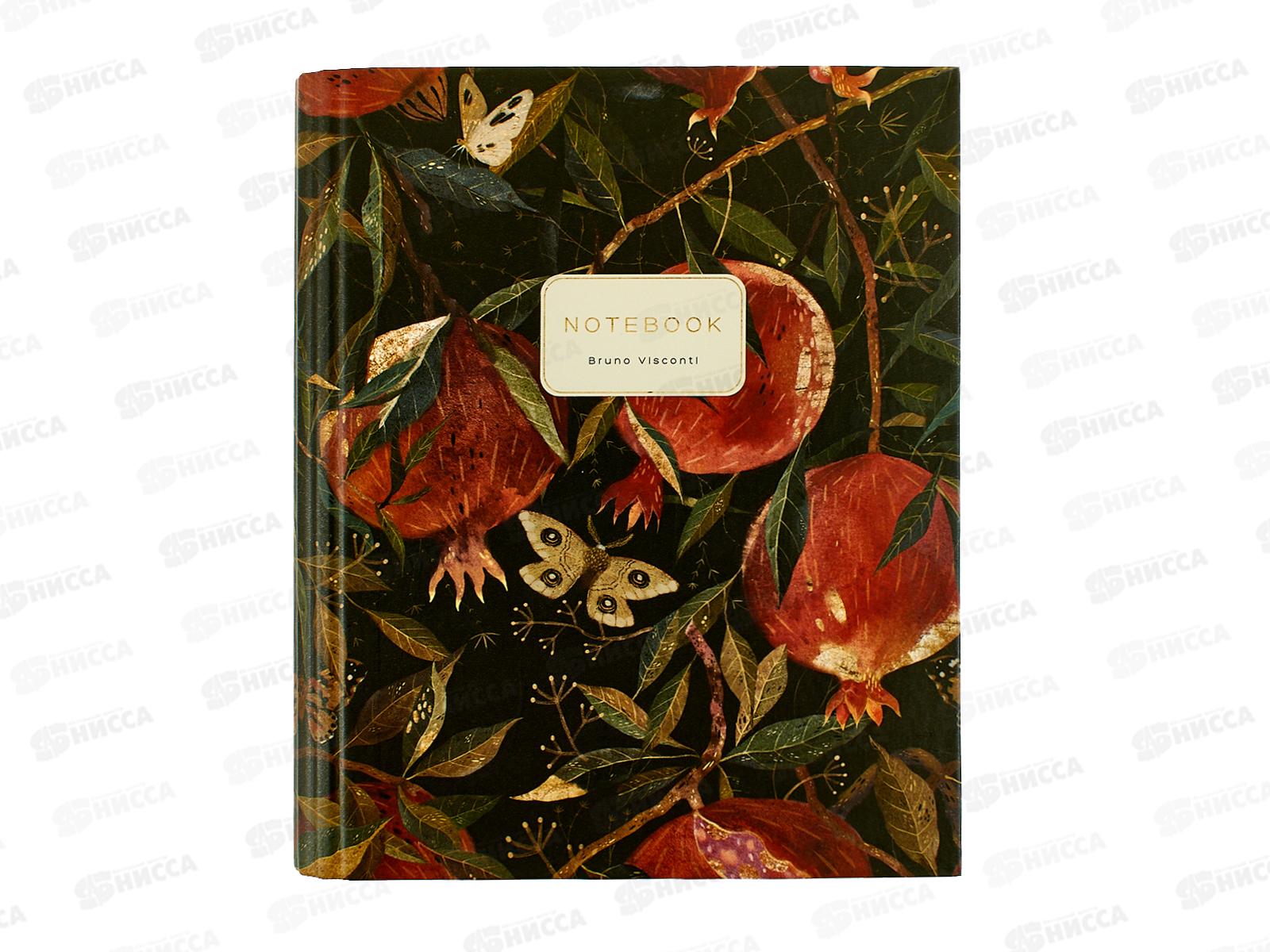 Тетрадь 80л кл. B.V. Flora Гранат  7-80-634/05*4/64