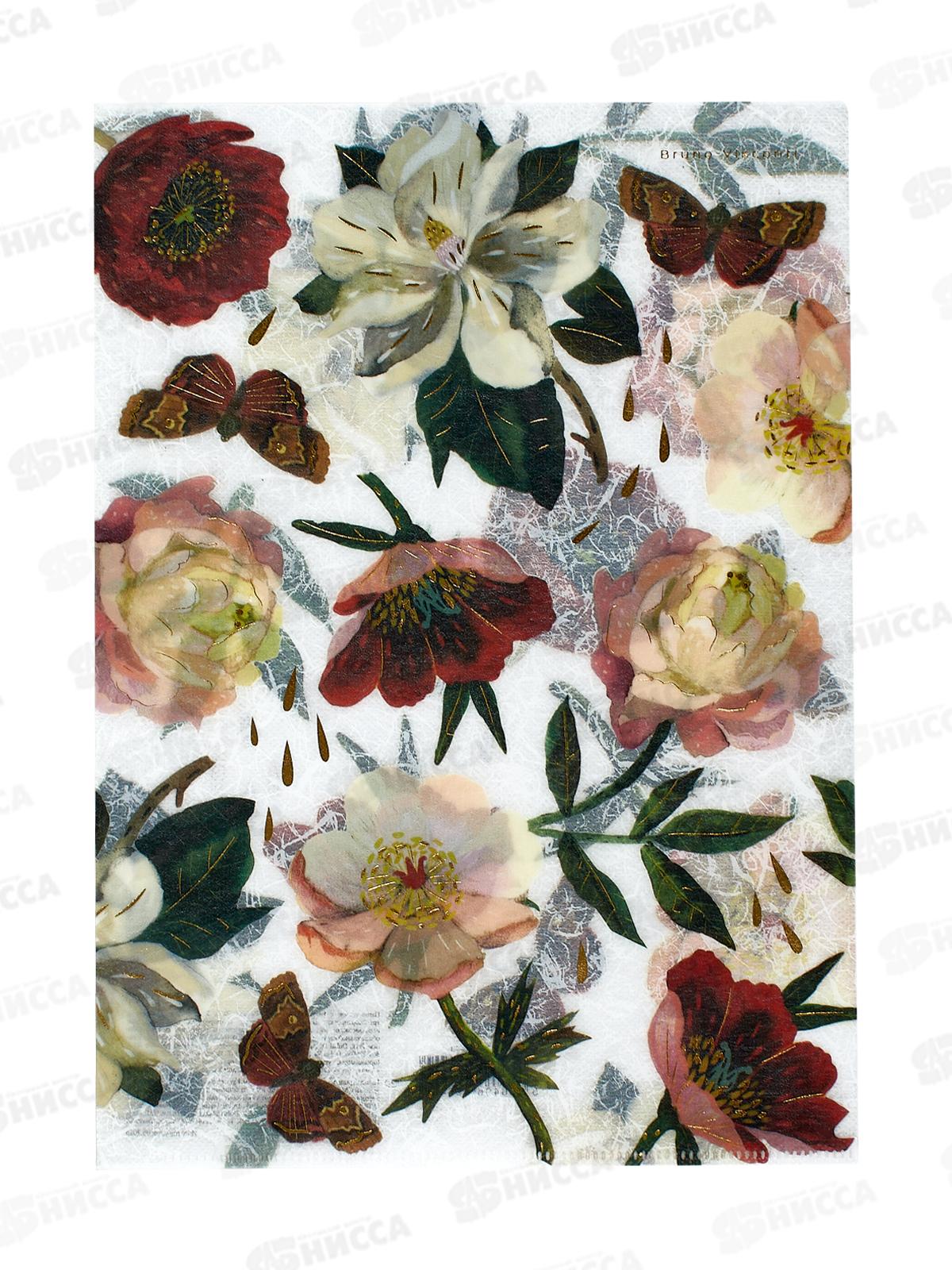 Папка-уголок  B.V. А4 Flora Пионы, 14-038/11 *10/100