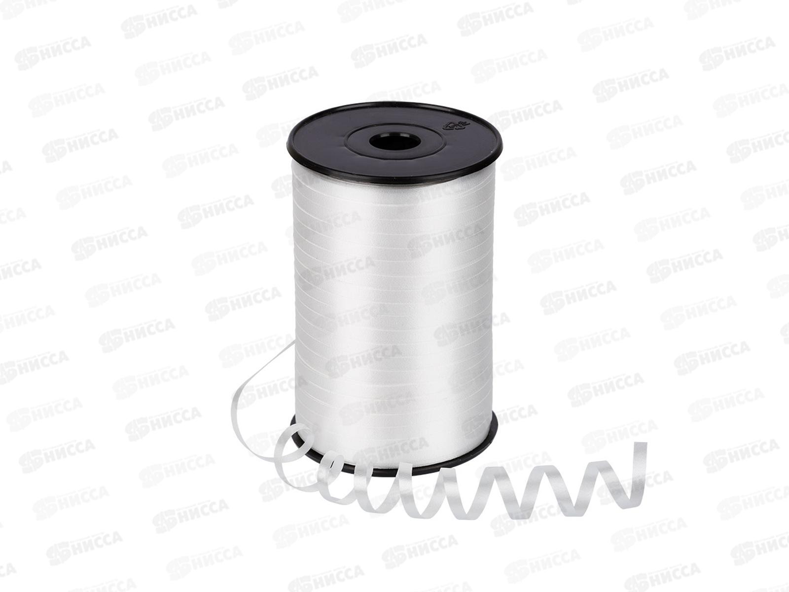 Лента подарочная &quotStilerra&quot PYP5-457S  5мм 457,2см 01 белый