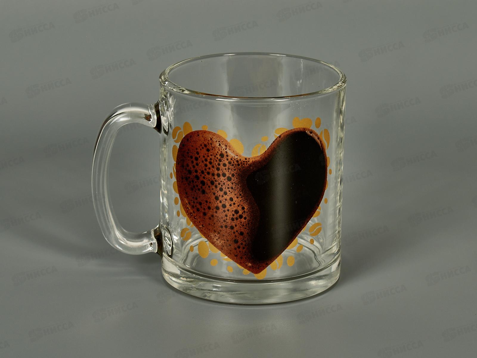 Кружка &quotЧайная&quot (Кофейное сердце ) 320мл *24 1208