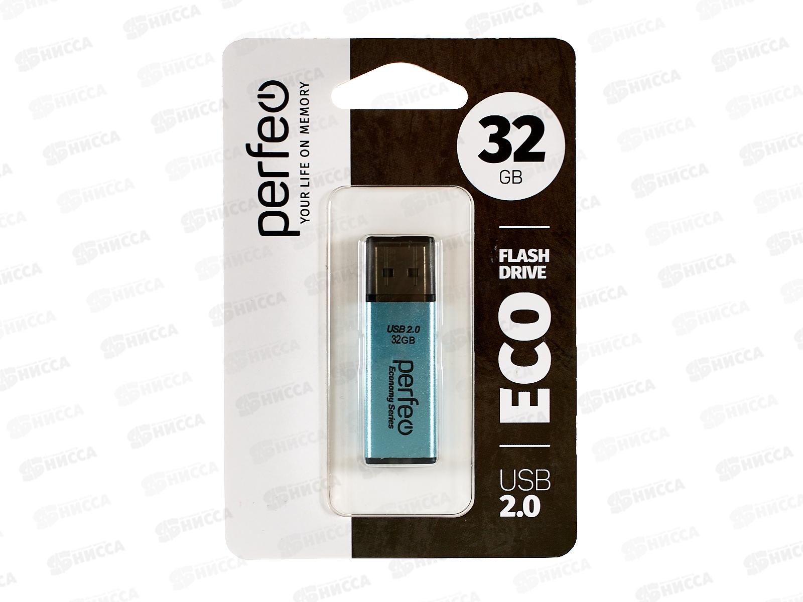 Флеш-карта Perfeo USB 32GB Е03 Blue economy series