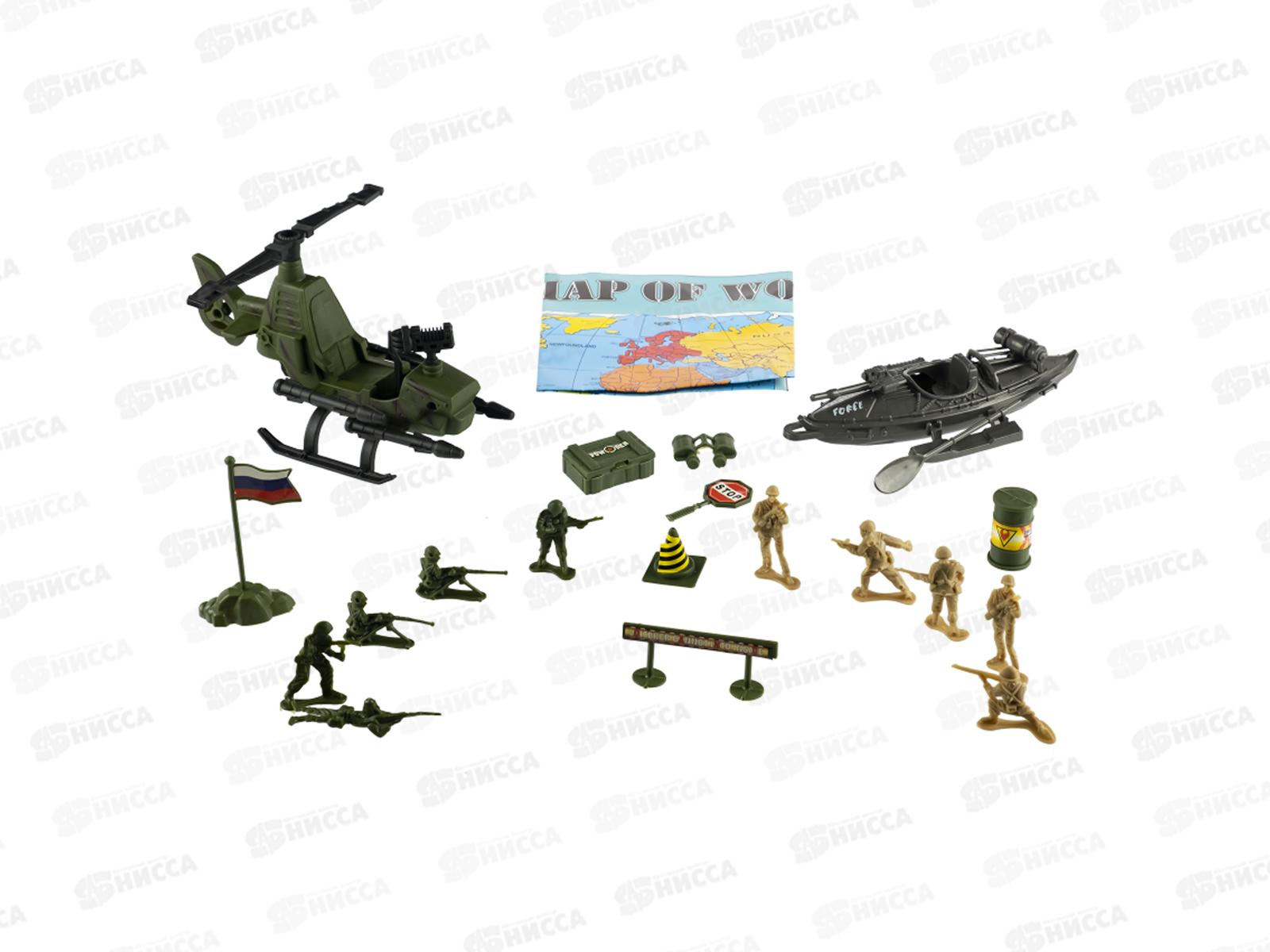 Набор &quotБлицкриг&quot солдатики с техникой и аксесс., 24 предмета, 1000474