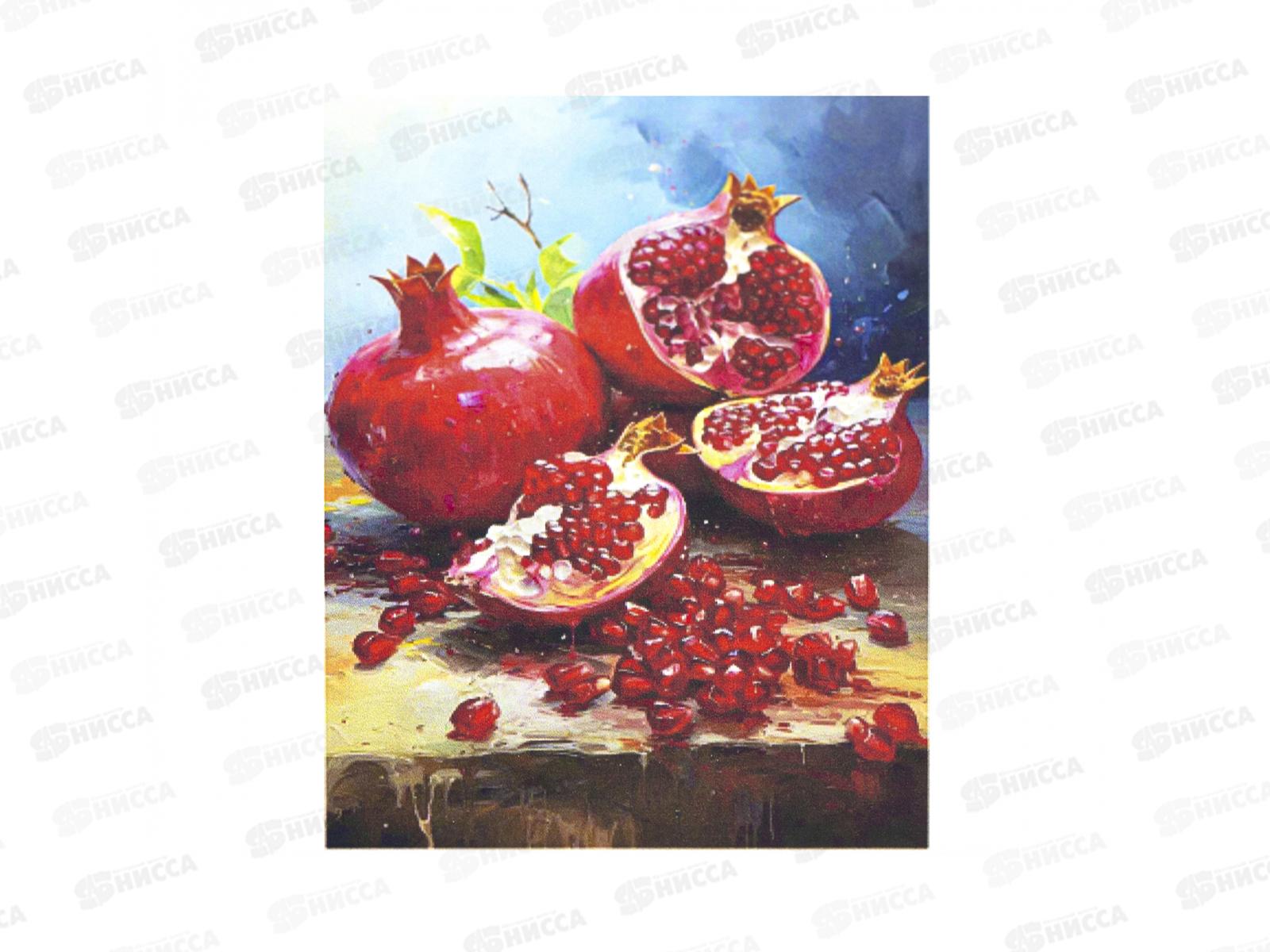Картина по номерам 20*30 Гранаты  АL13002*30