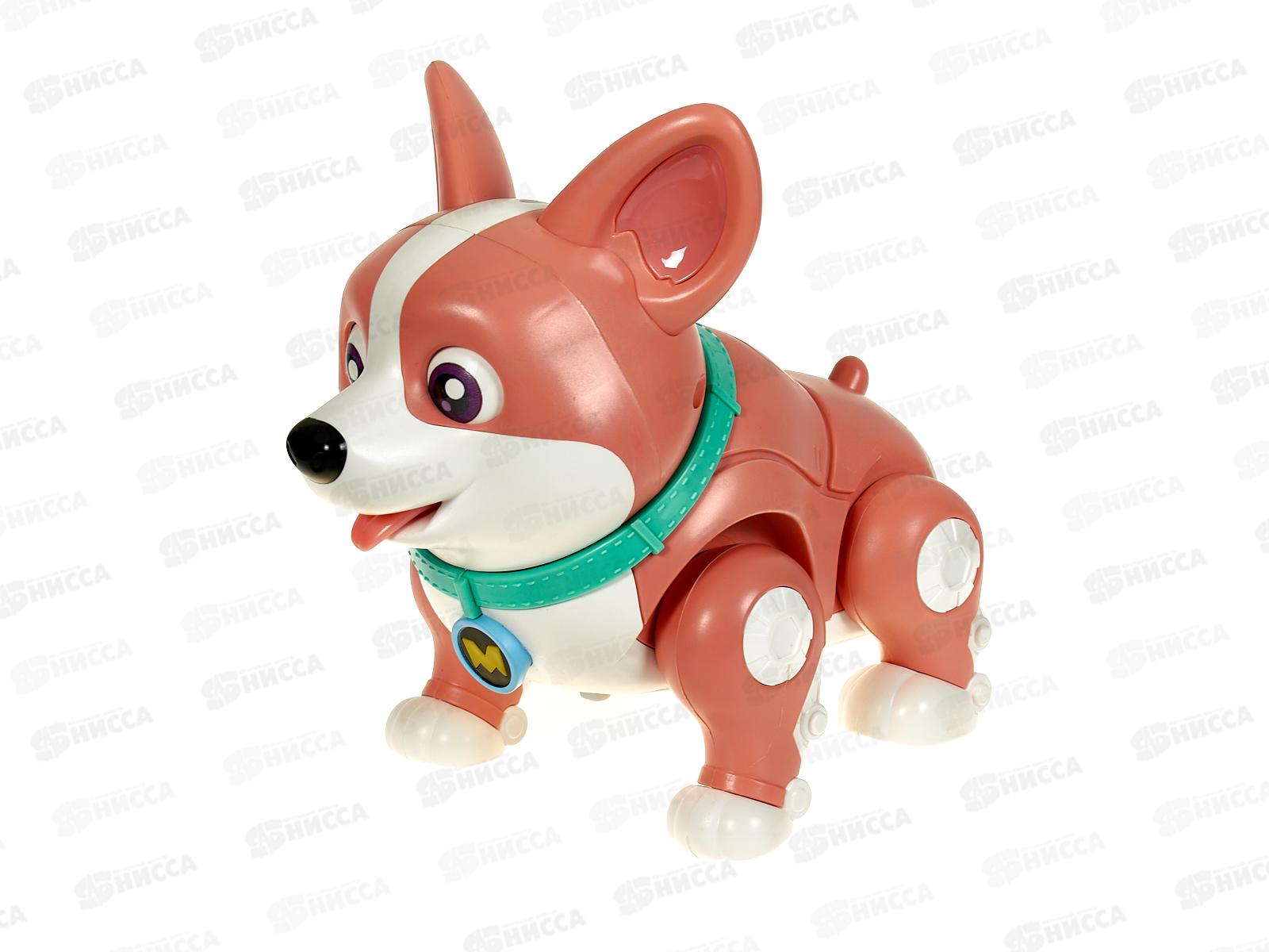 Милый корги №333-9 на батарейках, коробка 19,5*15*19