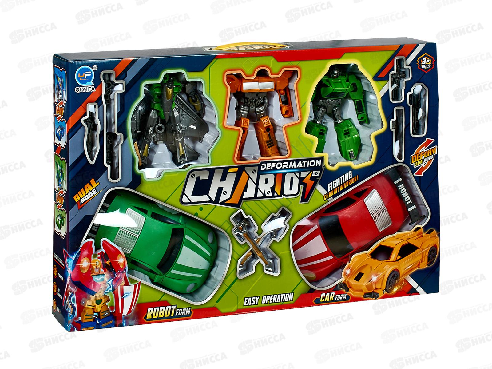 Набор роботов-трансформеров №666-23 коробка 51,5*11,5