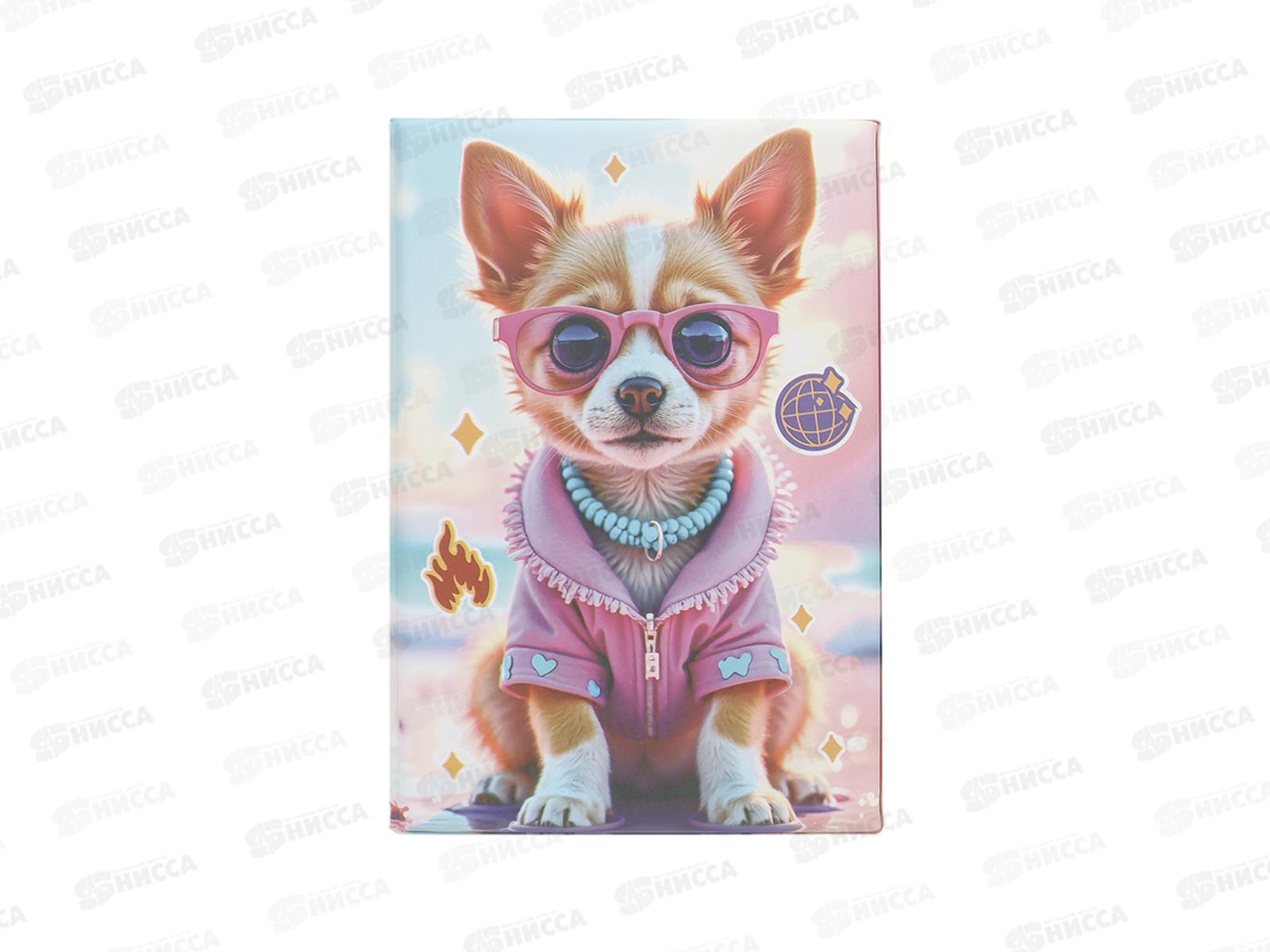 Блокнот  Darvish 80л.&quotСтильная собачка&quot, DV-15679А