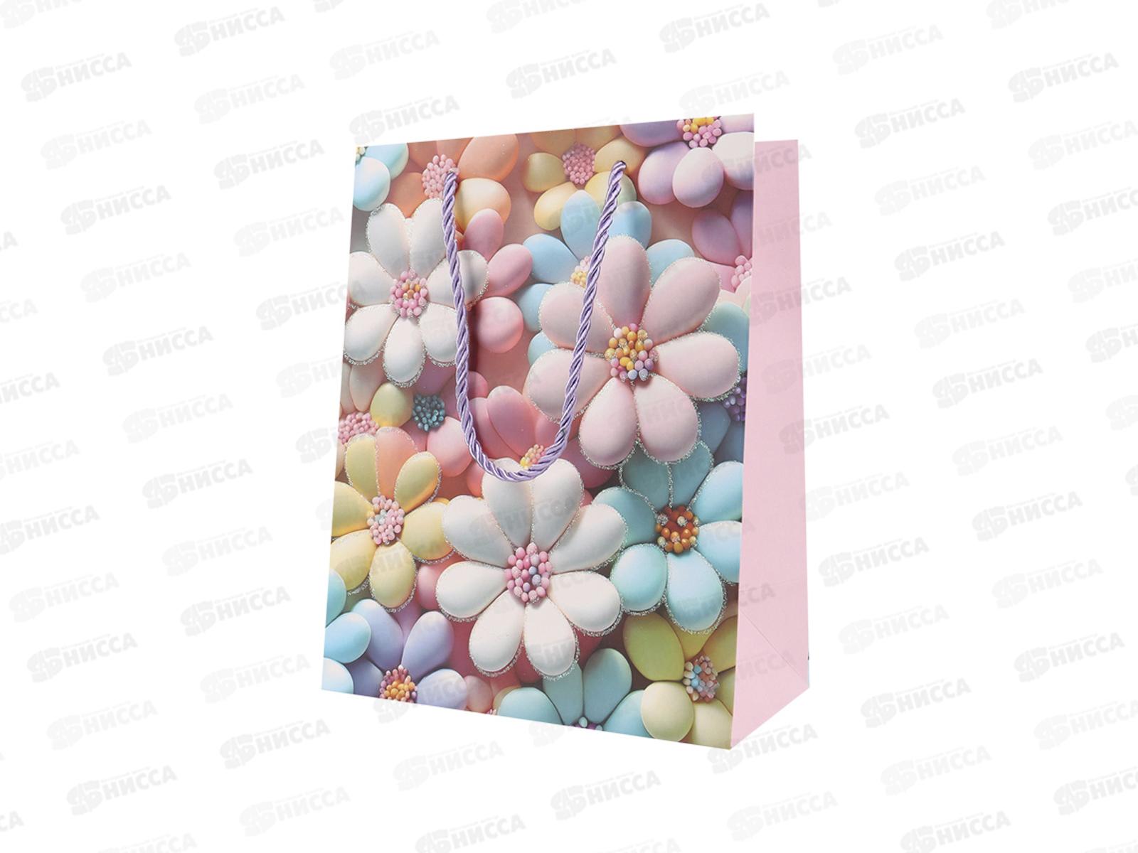 Пакет подарочный 18-23*10см Цветы DV-15453M  *12