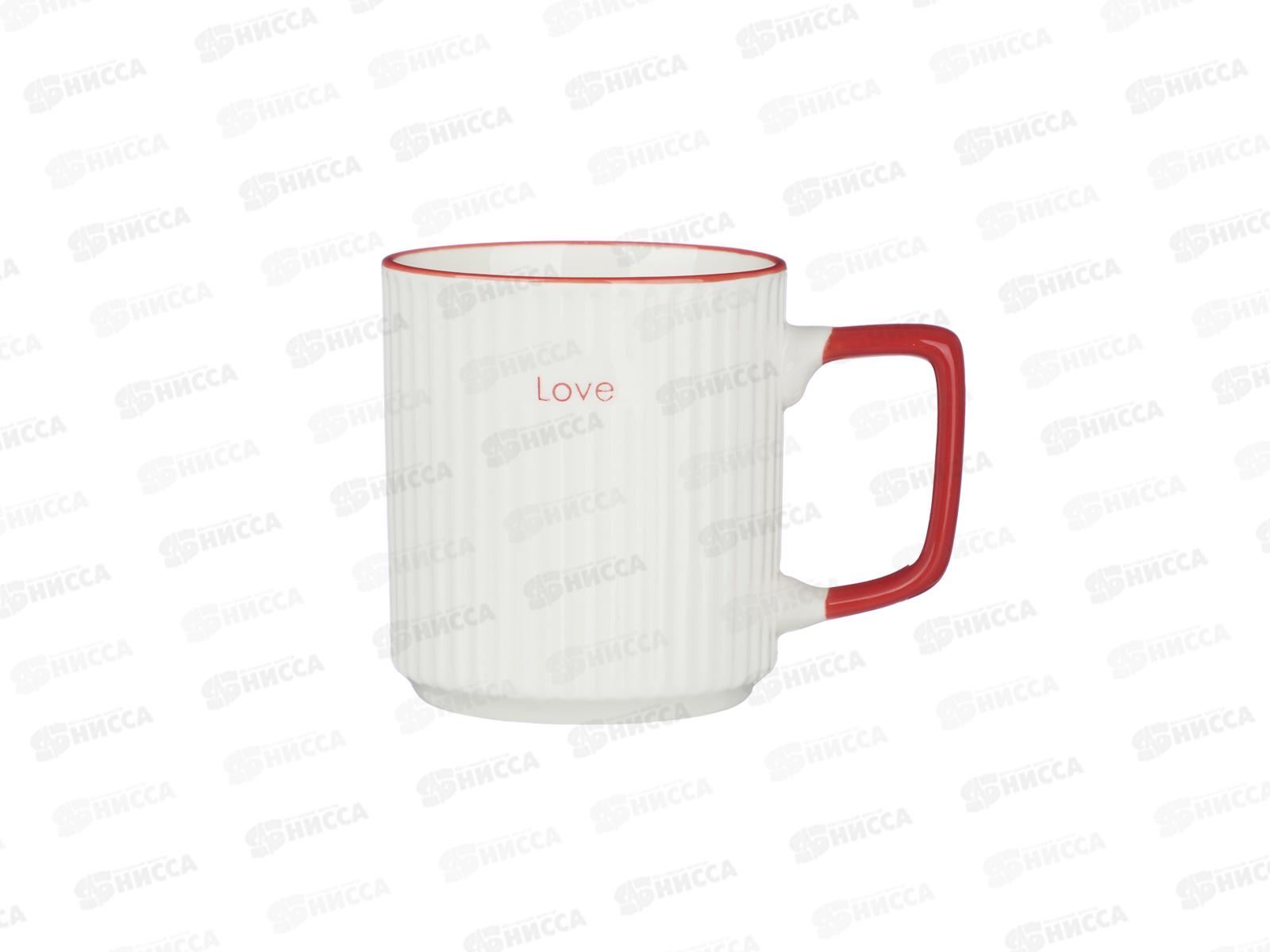 Кружка 340мл Уайт, фарфор, 3 цвета, MILLIMI, 806-513 г