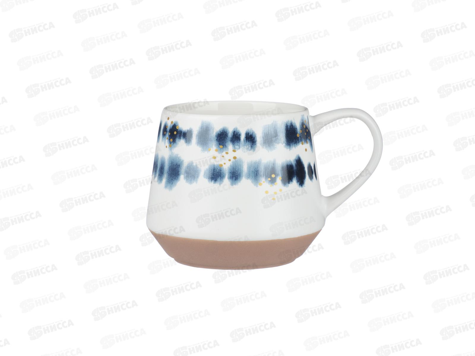 Кружка 470мл Абстракция, фарфор, 4 дизайна, MILLIMI, 806-516 г