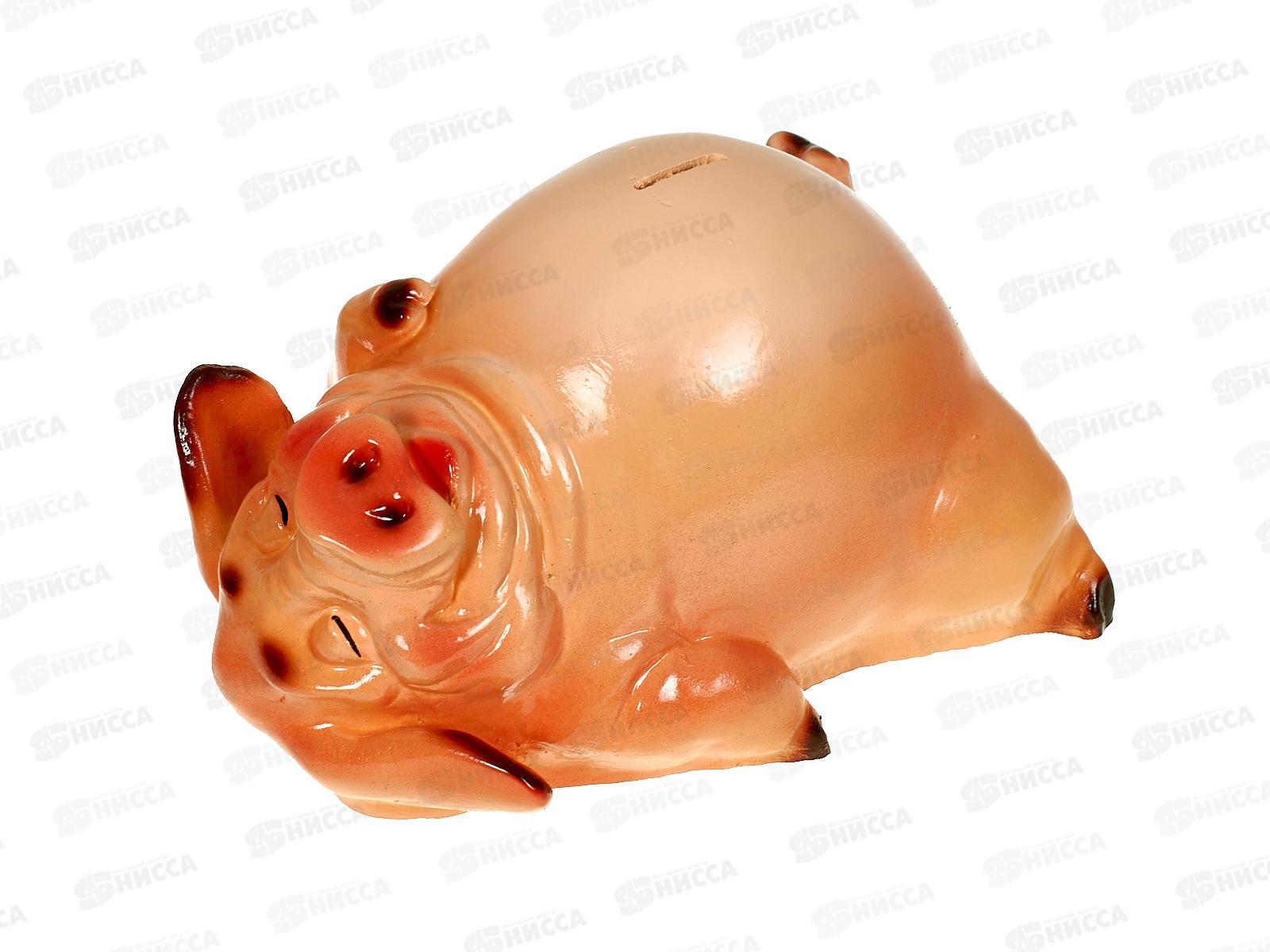 Копилка &quotСвинка на спине&quot (220*250мм) арт.326