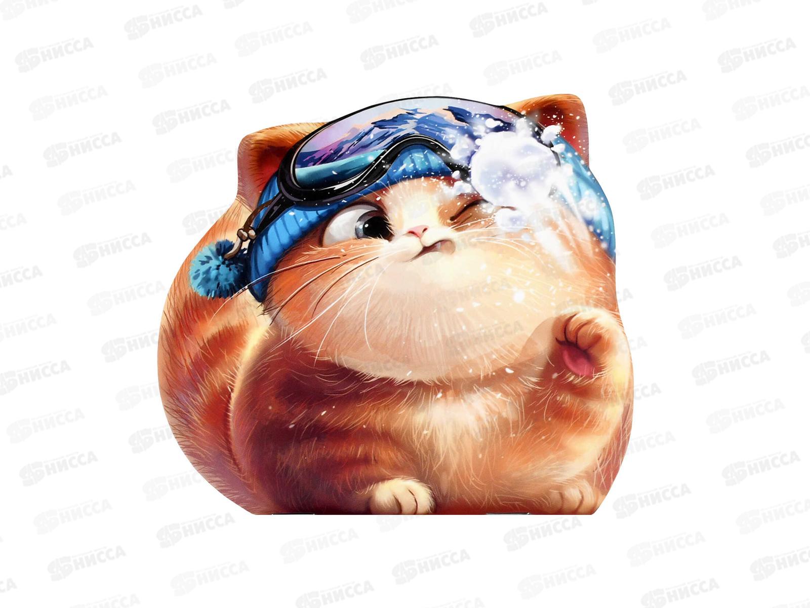 Блокнот 32л ФЕН Котёнок и снежок 130*120мм 72651  *50