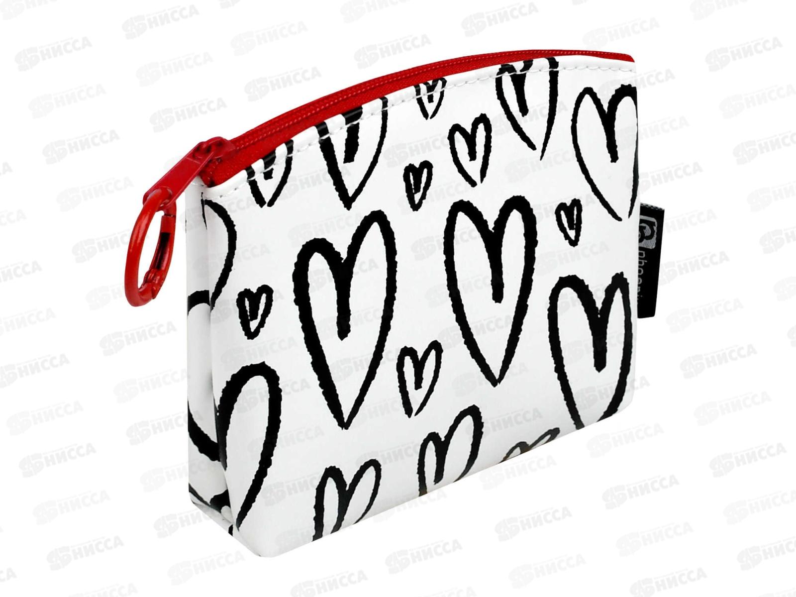 Кошелек ФЕН д/банкнот и монет Сердечки 11*7,5*3,5см. 72942 *10