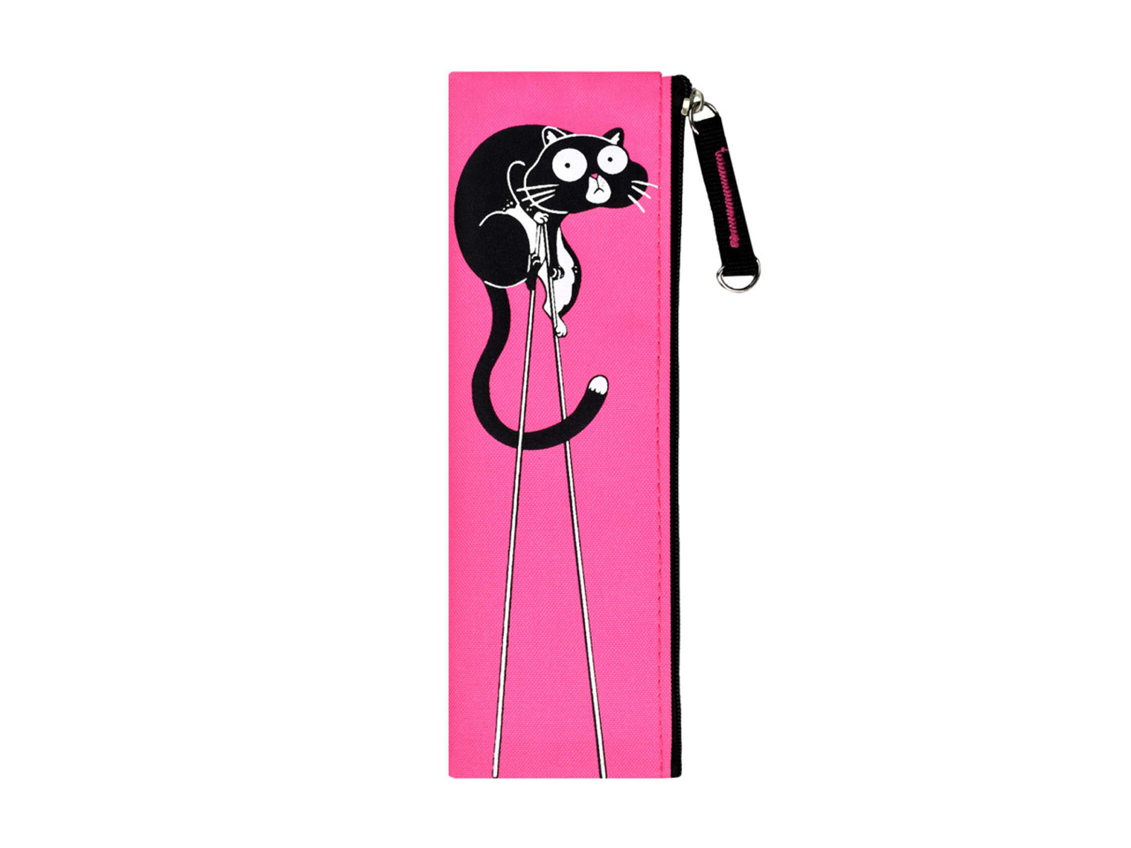 Пенал ФЕН Кот 20*6см шелкография, молния 61956 *1